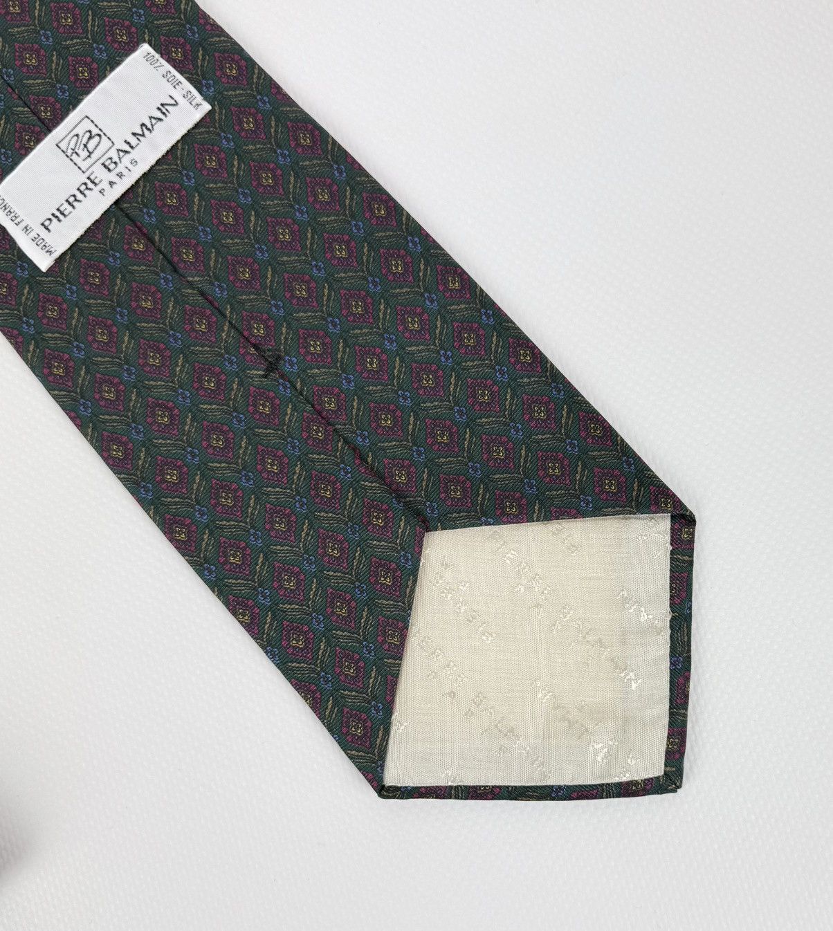 Pierre Balmain Pierre Balmain Paris 100% silk Tie Necktie Men Top Luxury Size ONE SIZE - 9 Thumbnail