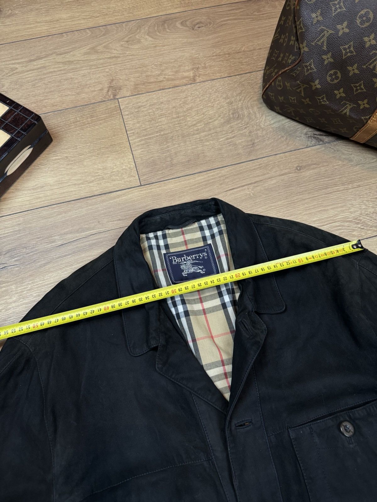Burberry Vintage leather jacket Burberry original luxury casual item Size US XL / EU 56 / 4 - 6 Thumbnail