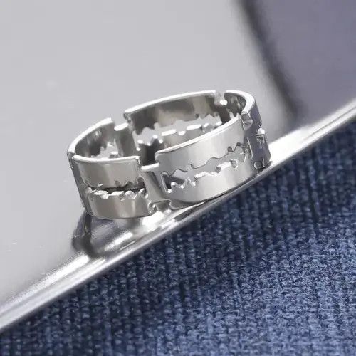 Designer Size 11 Razor Blade Ring Size ONE SIZE - 2 Thumbnail