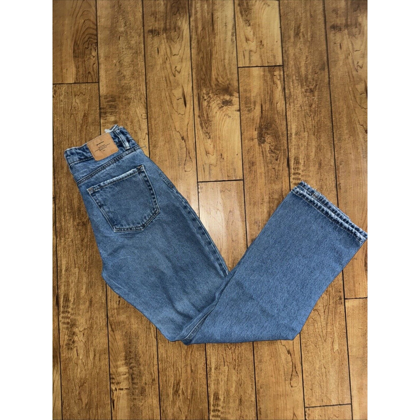 Vintage Stradivarius Denim Jeans Flare USA 6 Blue 27x33 Size 28" / US 6 / IT 42 - 1 Thumbnail