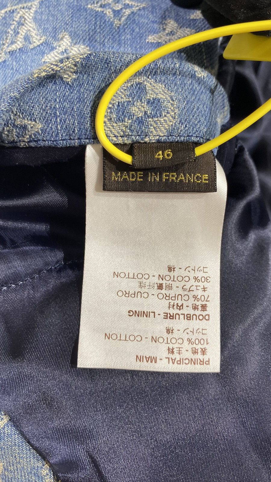 Louis Vuitton × Supreme Louis Vuitton X Supreme 46 Parka Denim Blue Monogram Size US S / EU 44-46 / 1 - 12 Thumbnail