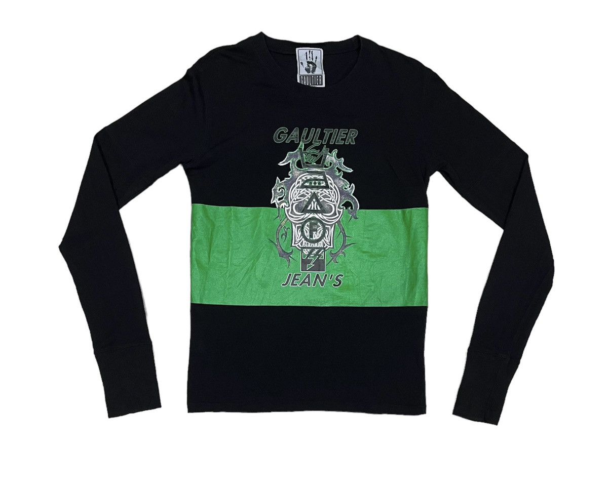 Jean Paul Gaultier GAULTIER JEAN’S Long Sleeve Shirt x Rare Design Size US S / EU 44-46 / 1 - 1 Thumbnail