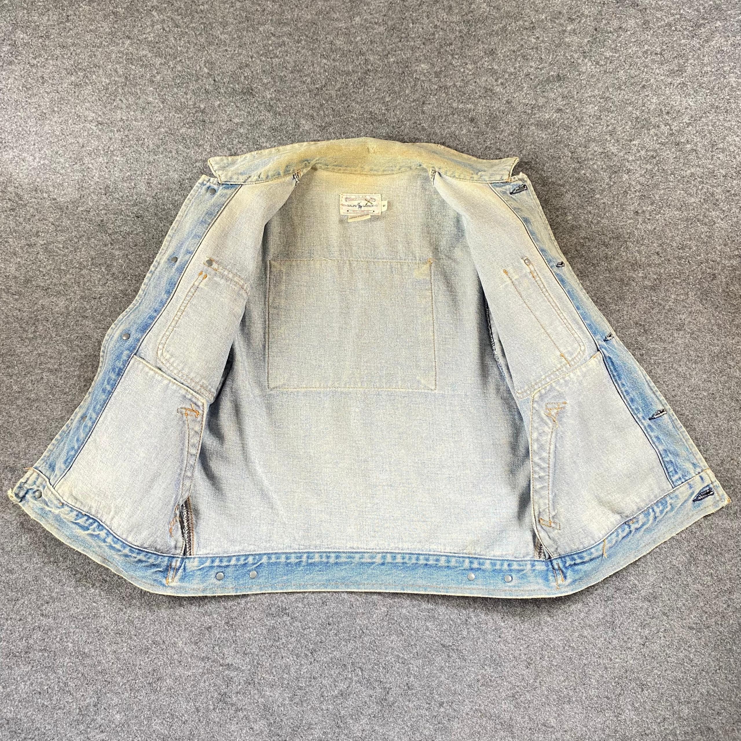 Polo Ralph Lauren Vintage 90s Polo Ralph Lauren Denim Jacket Size US L / EU 52-54 / 3 - 7 Thumbnail