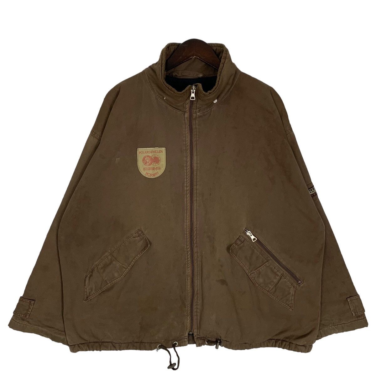 Napapijri Vintage Napapijri Voyage High Tenacity Thick Cotton Jacket Size US L / EU 52-54 / 3 - 1 Thumbnail