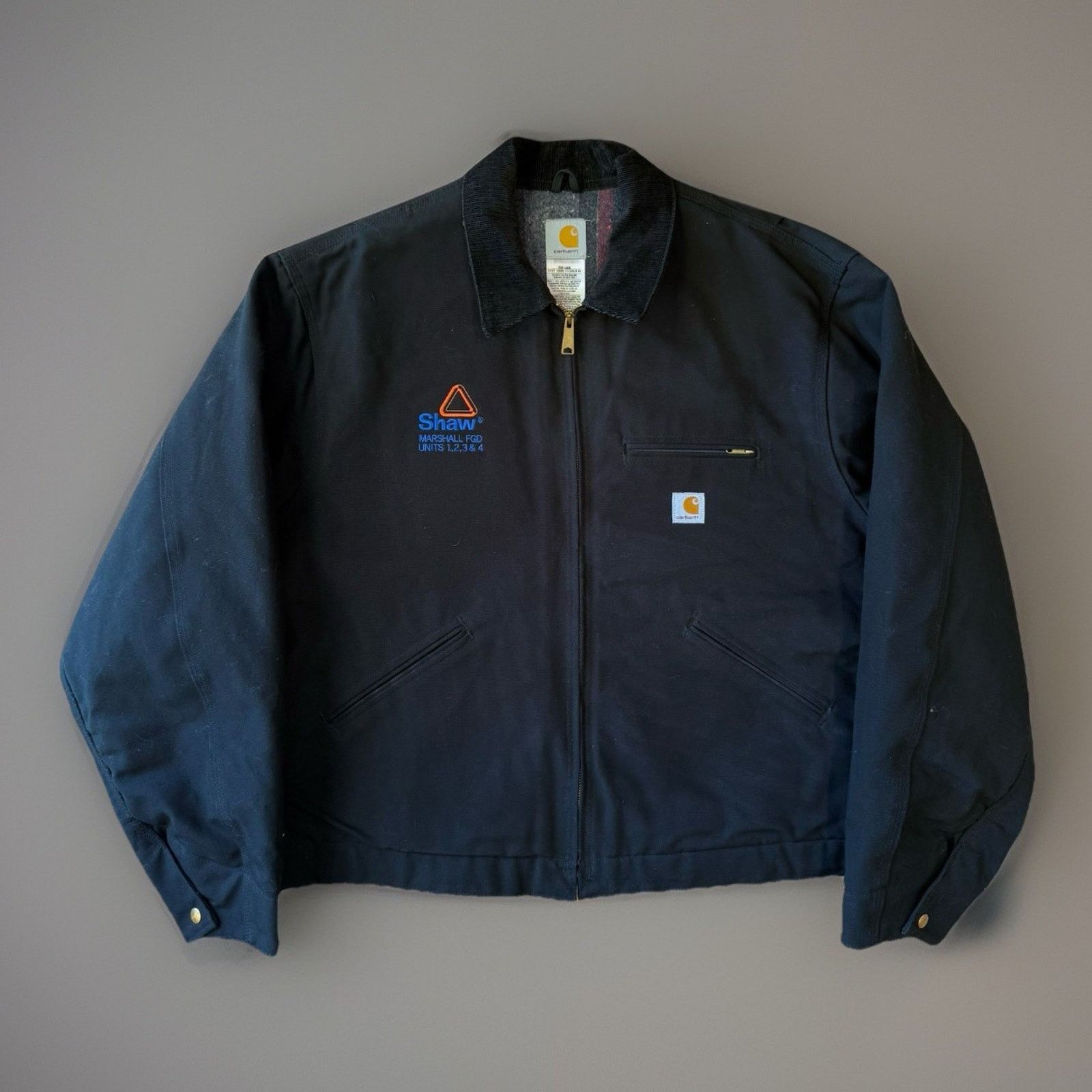 Carhartt × Vintage 90s Carhartt JB105 black detroit jacket sz XL