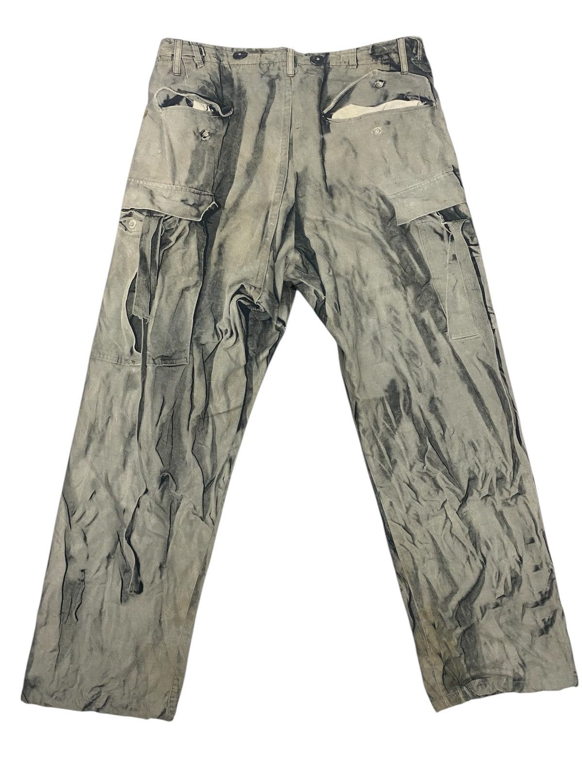 ANREALAGE Anrealage Japan trompe loeil military style print pants Size US 33 - 2 Thumbnail