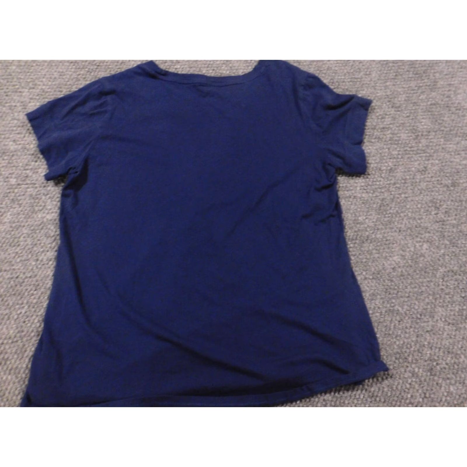 Gap Gap Womens Shirt M Blue pullover crew neck cotton rayon casual stretch love regular Size M / US 6-8 / IT 42-44 - 7 Thumbnail