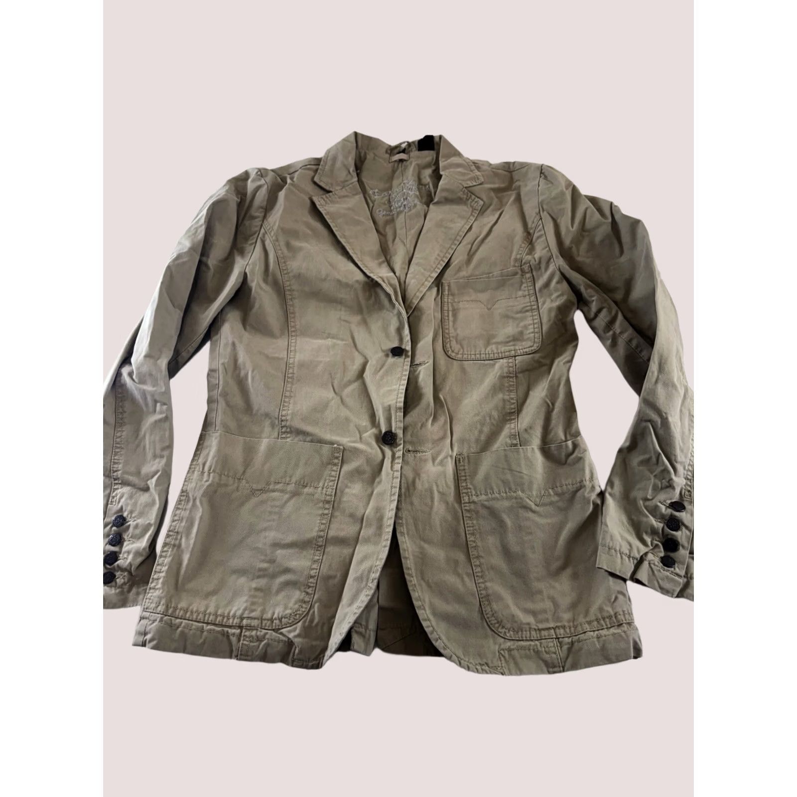 Zara Zara Denim Outer Jacket Coat Medium M Slim Sharp Mens Size US M / EU 48-50 / 2 - 1 Thumbnail