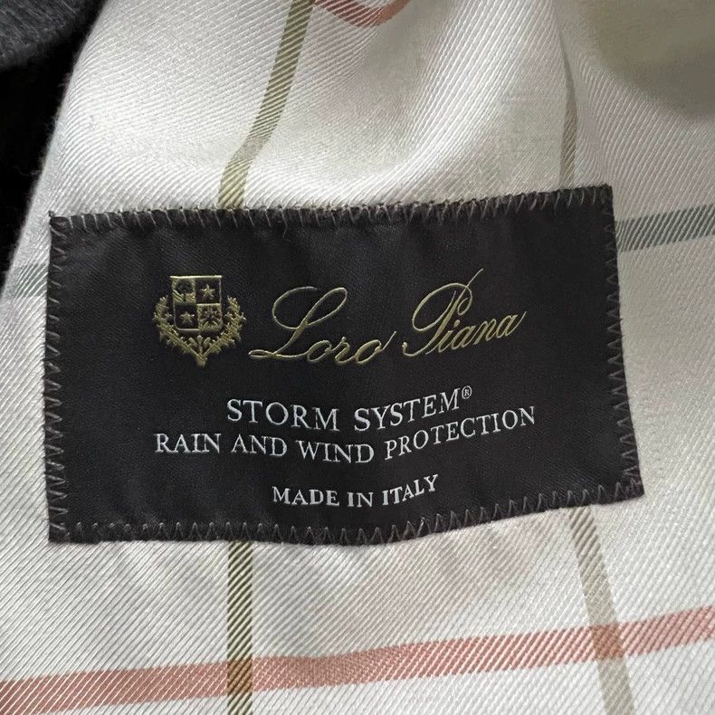 Loro Piana LORO PIANA Gray alpaca jacket Size US L / EU 52-54 / 3 - 3 Thumbnail