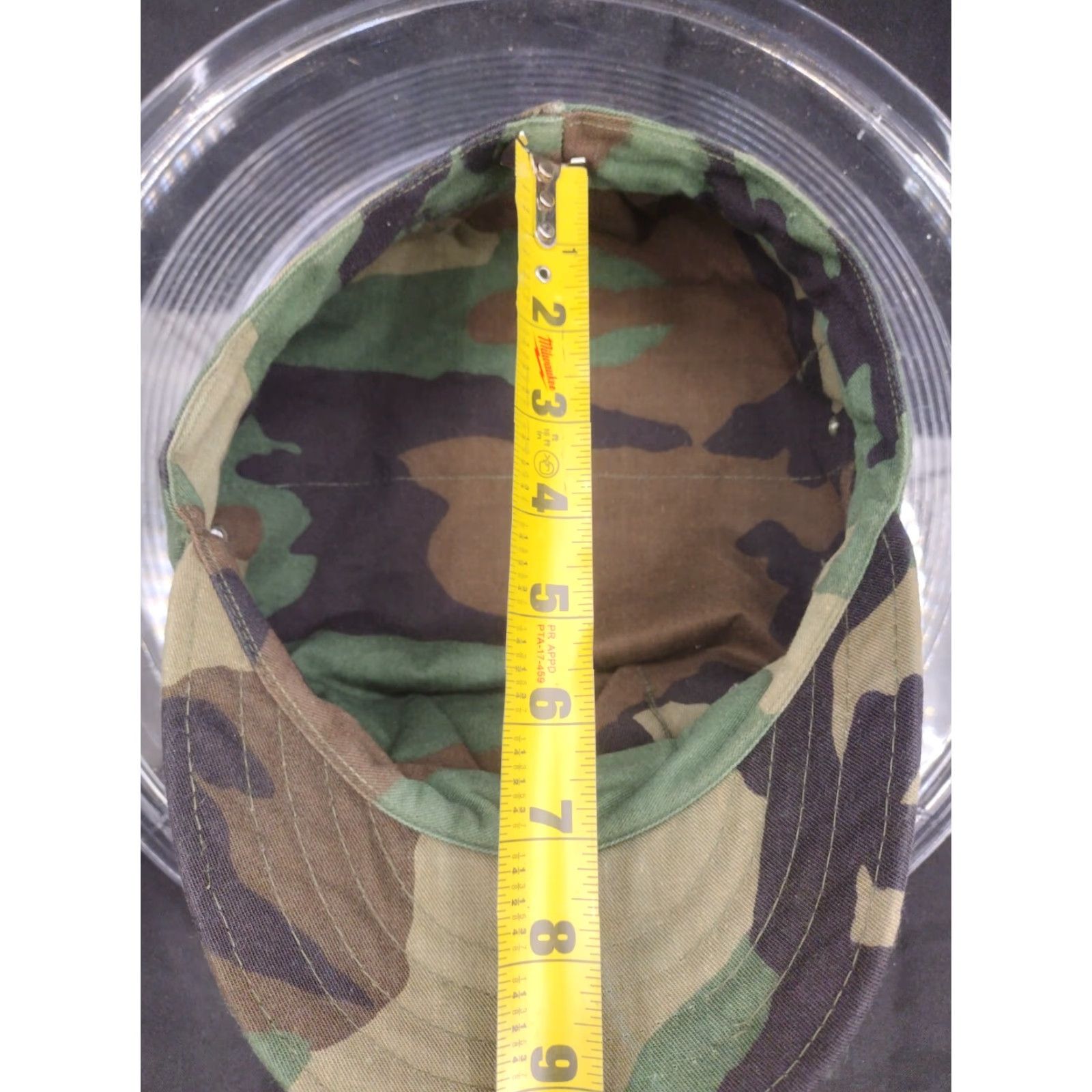 Vintage VINTAGE Military Hat Camouflage Green Cotton Canvas Casual Cap Men Reg/Size Green 80s Theme Breathing Size ONE SIZE - 6 Thumbnail