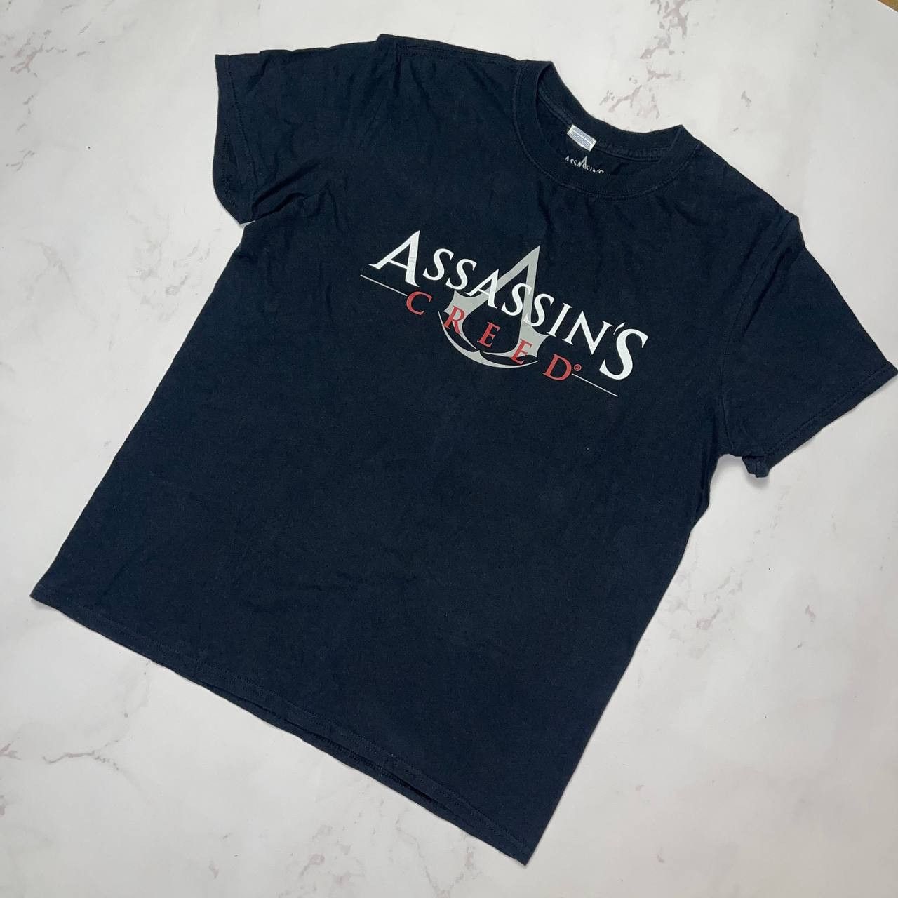 Vintage Assassins Creed T Shirt Logo Black Video Game Graphic SZ L Size US L / EU 52-54 / 3 - 3 Thumbnail