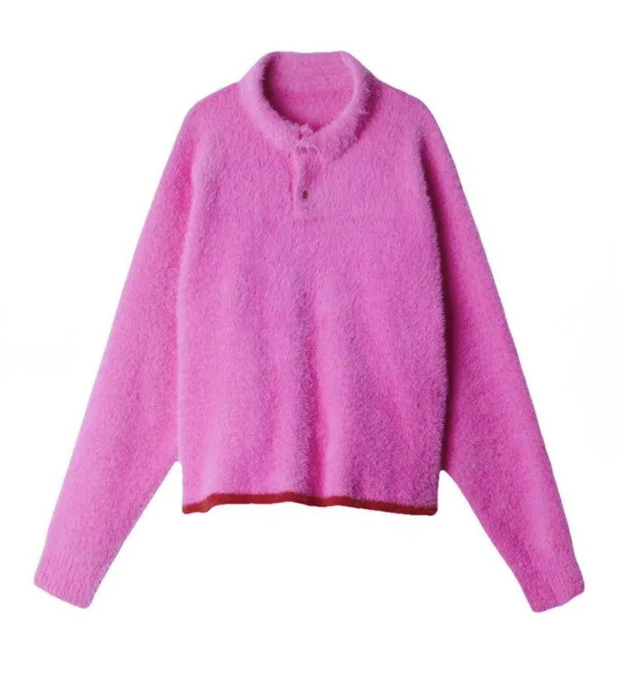 Jacquemus Pink Jacquemus Le Polo Neve Sweater Size US L / EU 52-54 / 3 - 2 Thumbnail