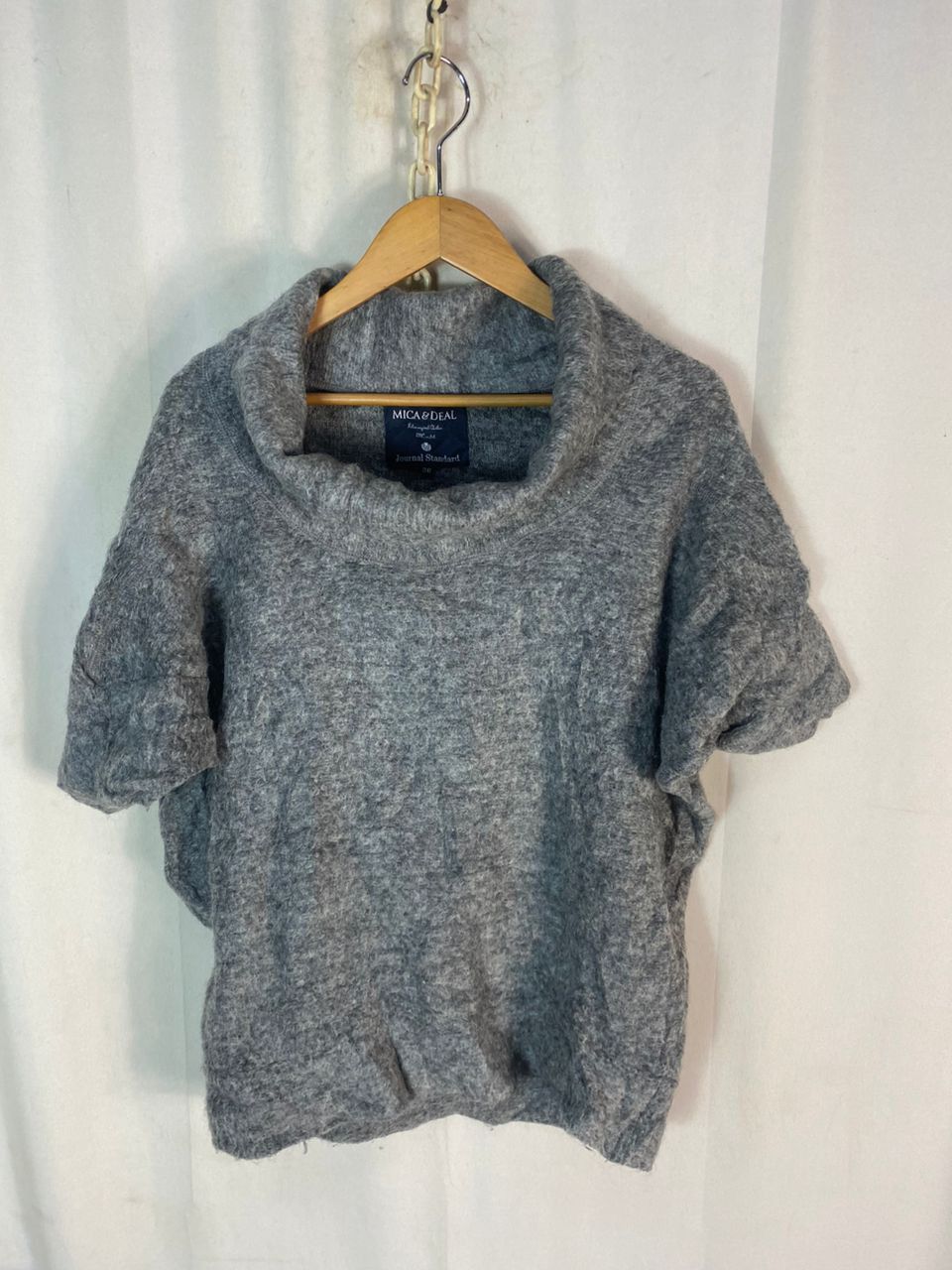 Japanese Brand × Journal Standard Mica&deal wool turtleneck short sleeve blouse by J.S Size L / US 10 / IT 46 - 1 Thumbnail