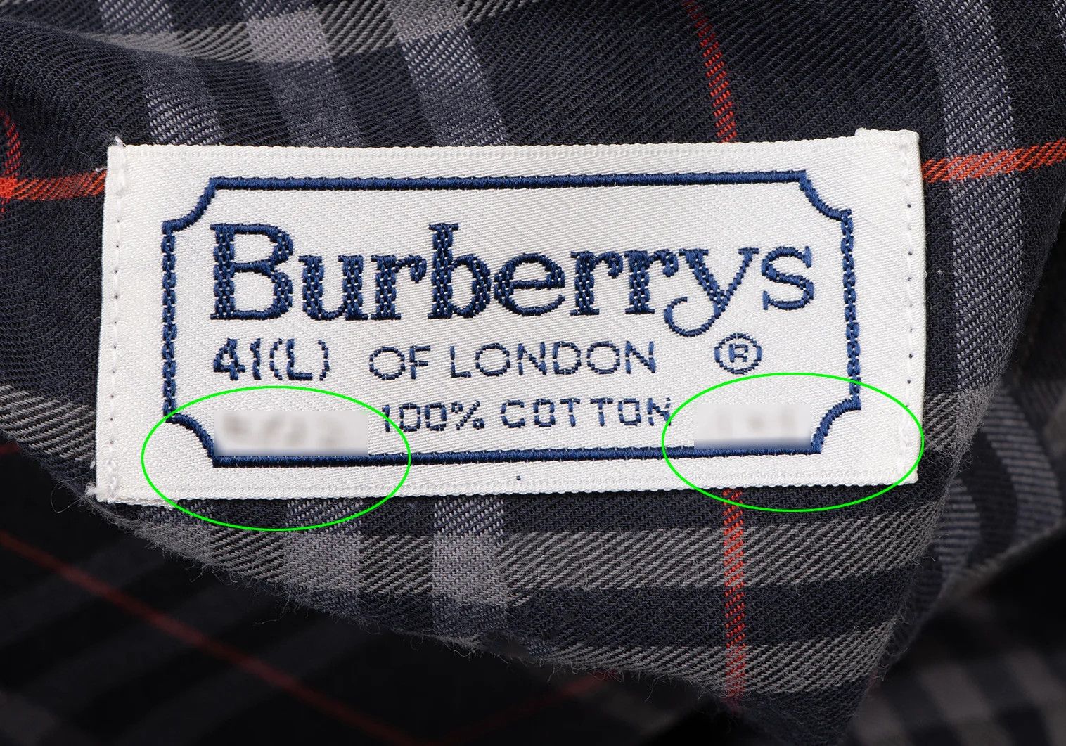 Burberry Cotton Button-Down Check Shirt in Navy Gray Red Size 41 Size US M / EU 48-50 / 2 - 15 Thumbnail