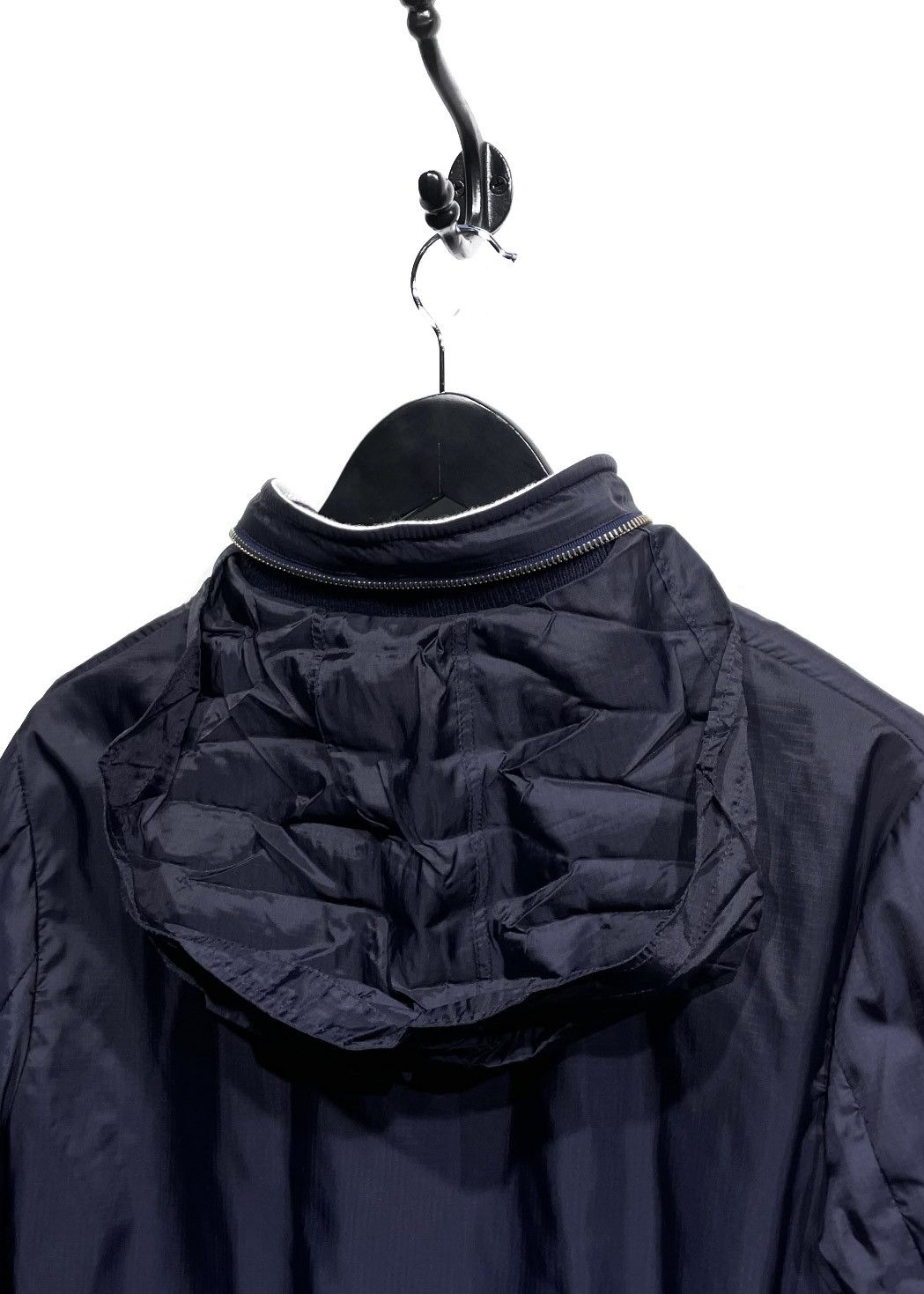 Thom Browne Thom Browne Navy Windbreaker Jacket Size US S / EU 44-46 / 1 - 4 Thumbnail