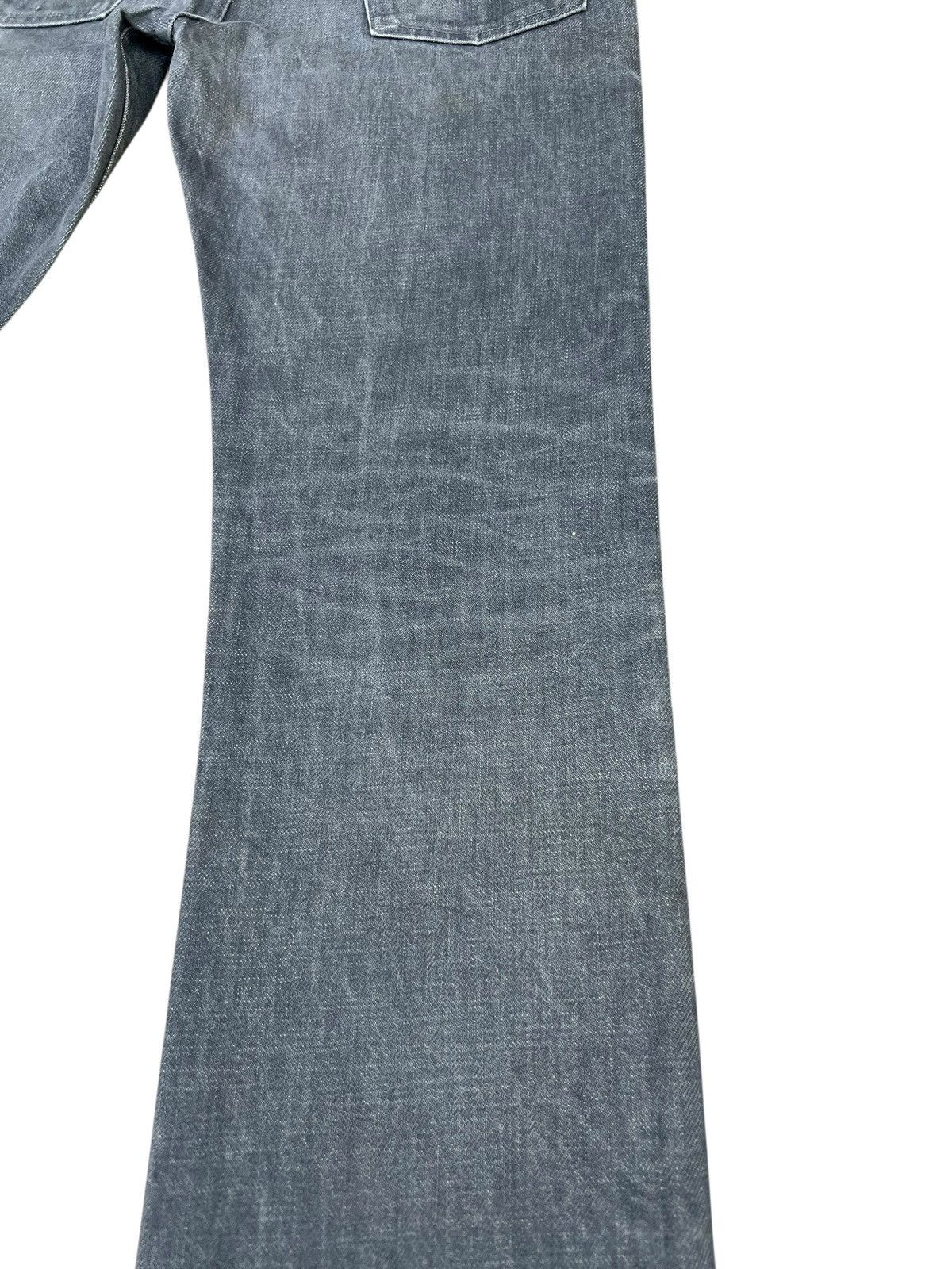 Vintage Helmut Lang Italian Cut Faded Mud Grey Denim Jeans