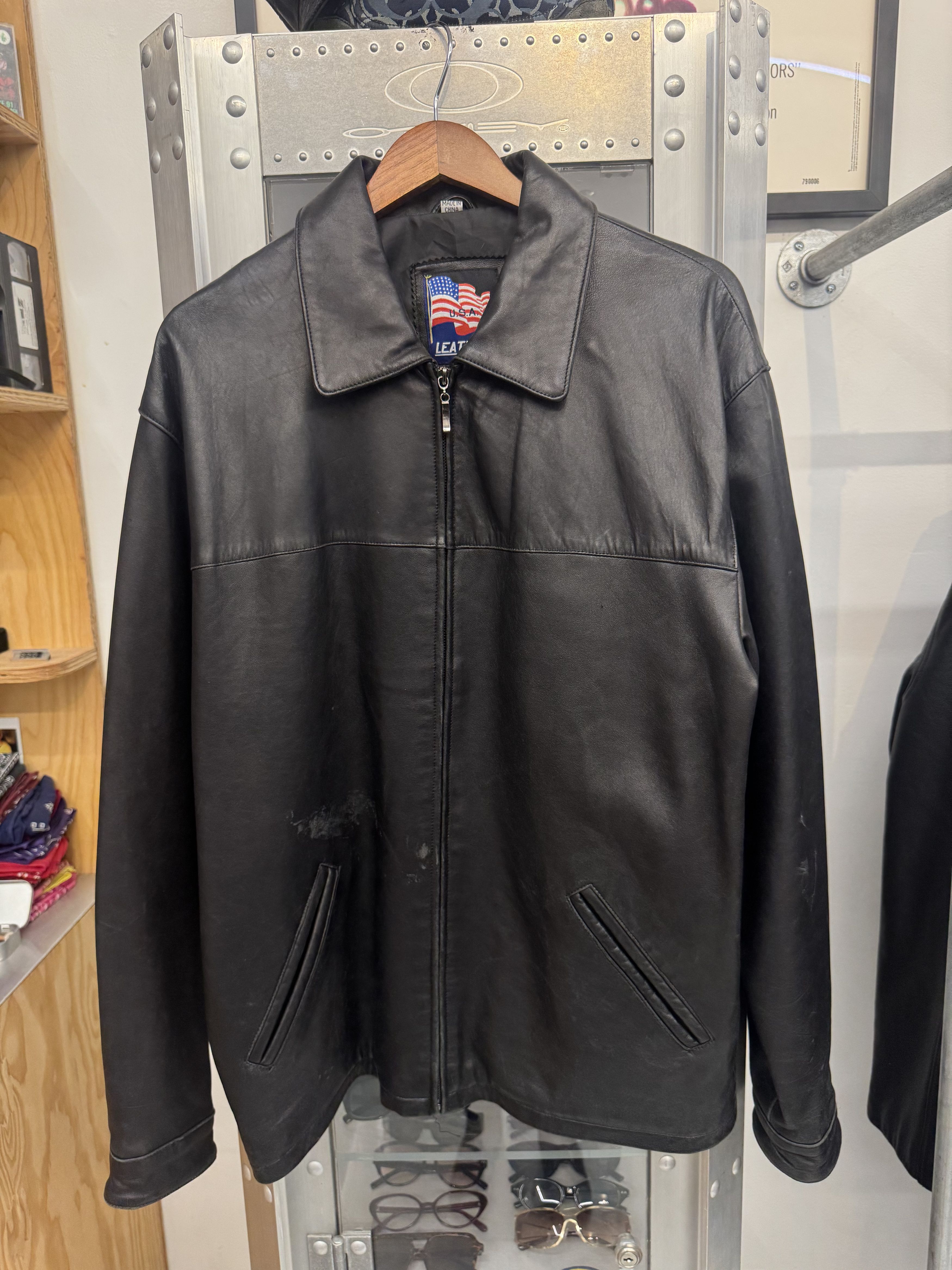 Other Y2k USA Leather Jacket Size US M / EU 48-50 / 2 - 1 Thumbnail