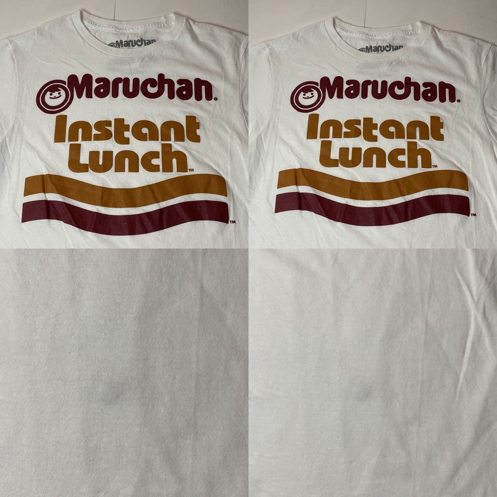 Vintage MARUCHAN Ramen Noodle Instant Lunch Logo T-Shirt White Womens Size SM Size S / US 4 / IT 40 - 9 Thumbnail