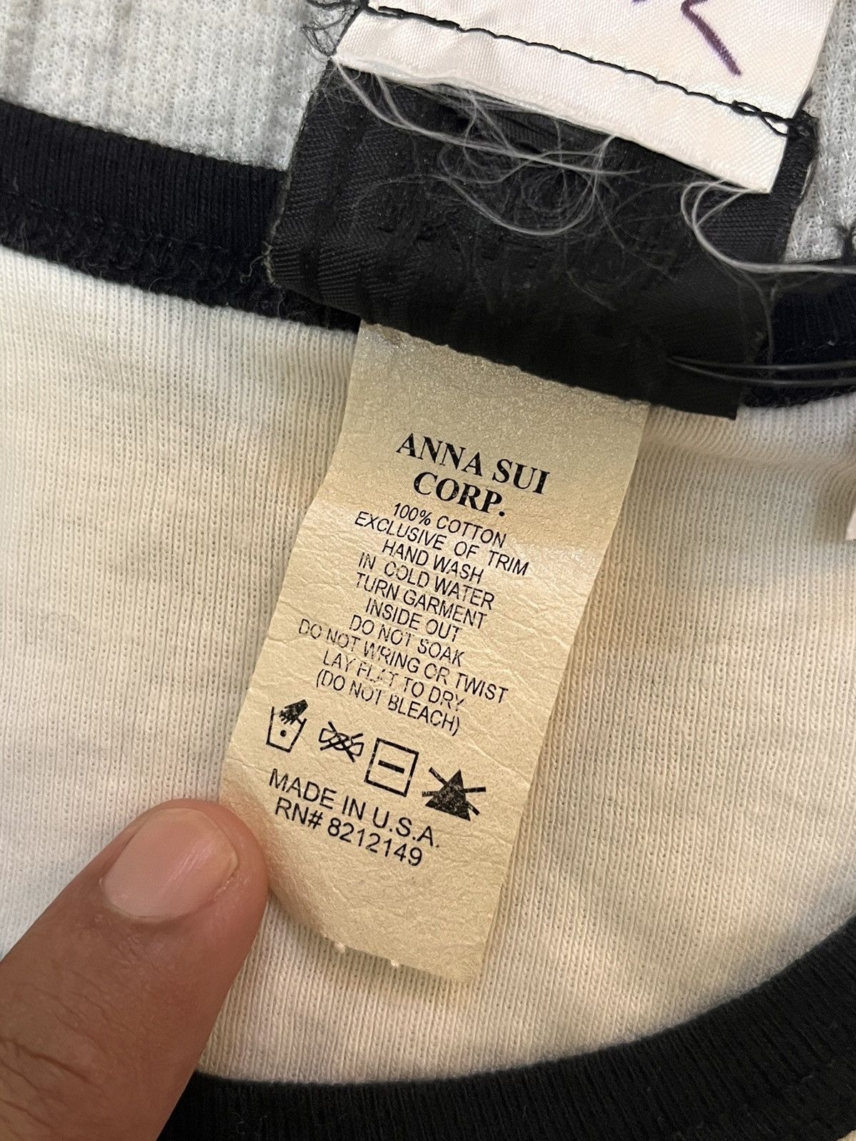 Anna Sui × Vintage Vintage 90a made in usa anna sui tshirt Size M / US 6-8 / IT 42-44 - 5 Thumbnail