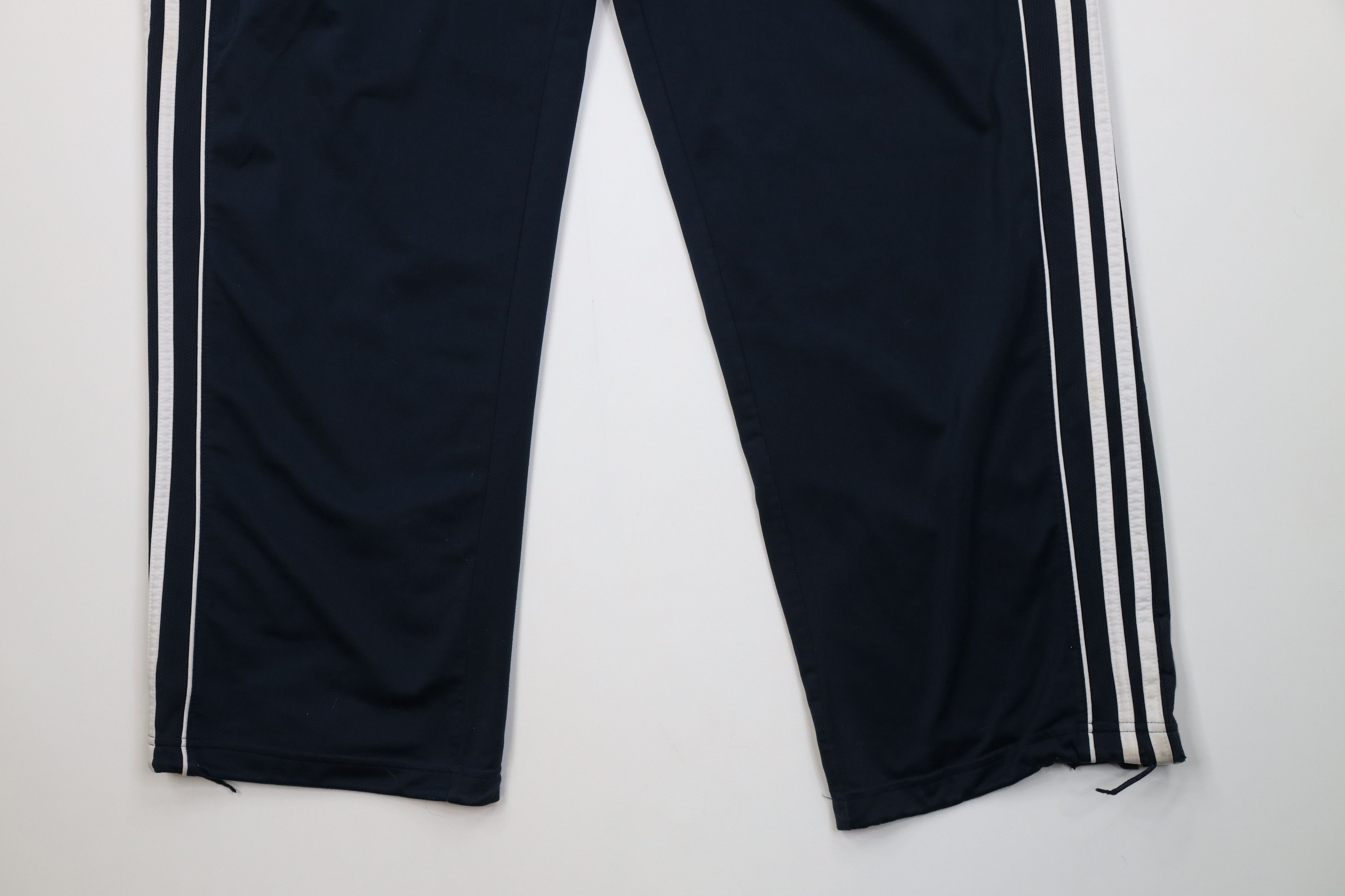 Adidas Vintage Y2K Adidas Spell Out Wide Leg Sweatpants Pants Blue Size US 38 / EU 54 - 4 Thumbnail