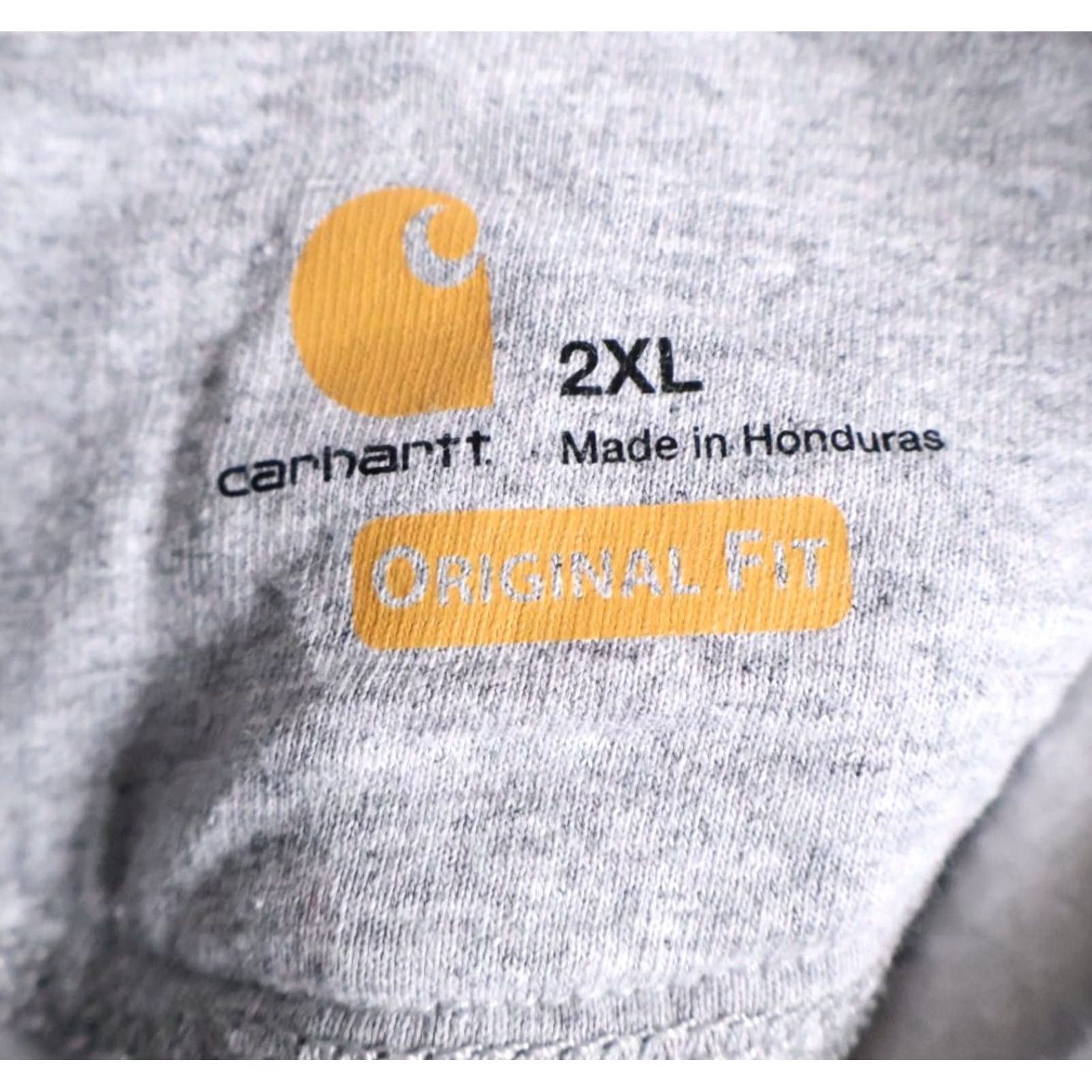 Carhartt Carhartt Hoodie Men's 2XL Heather Gray Pullover Sweatshirt K288 HGY Original Fit Size US XXL / EU 58 / 5 - 3 Thumbnail