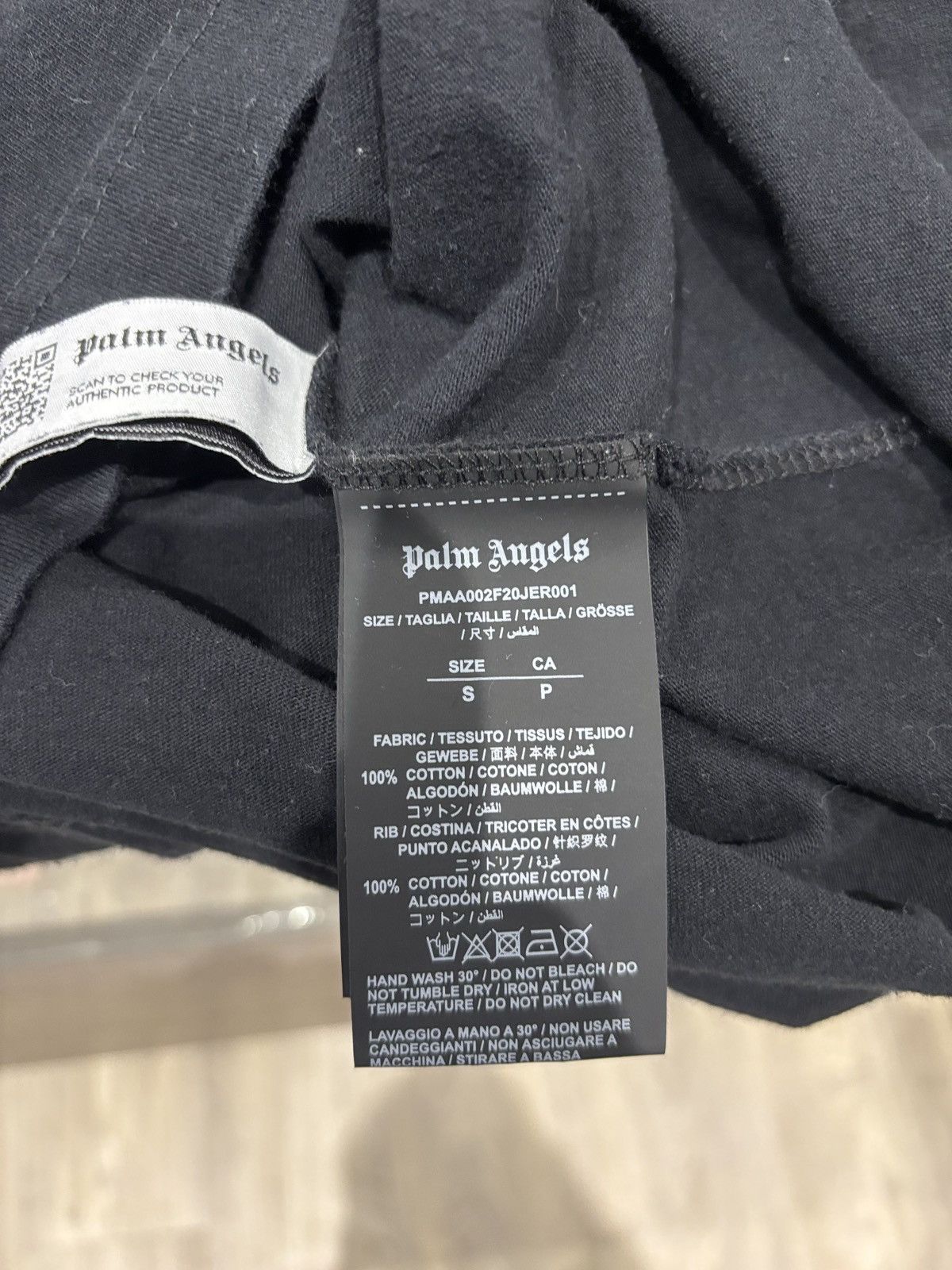 Palm Angels Palm Angels Cursive Script Logo Shirt Black Size US S / EU 44-46 / 1 - 7 Thumbnail