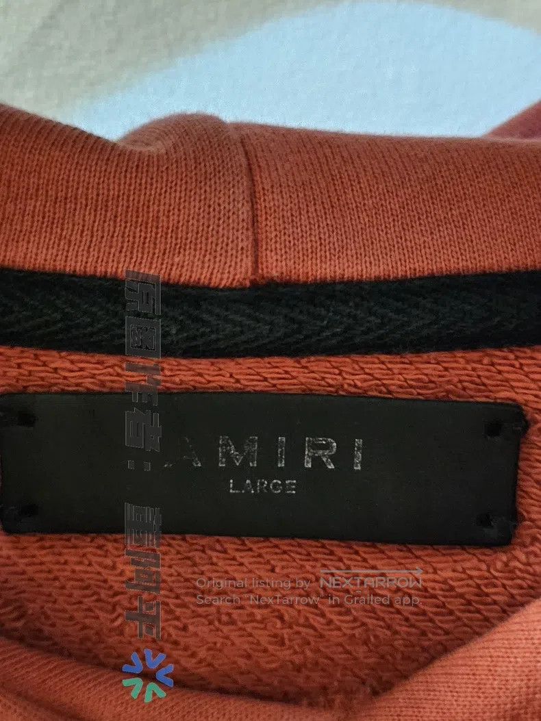 Amiri Amiri Size L Brick red brown hooded zipper pocket Size US L / EU 52-54 / 3 - 3 Thumbnail