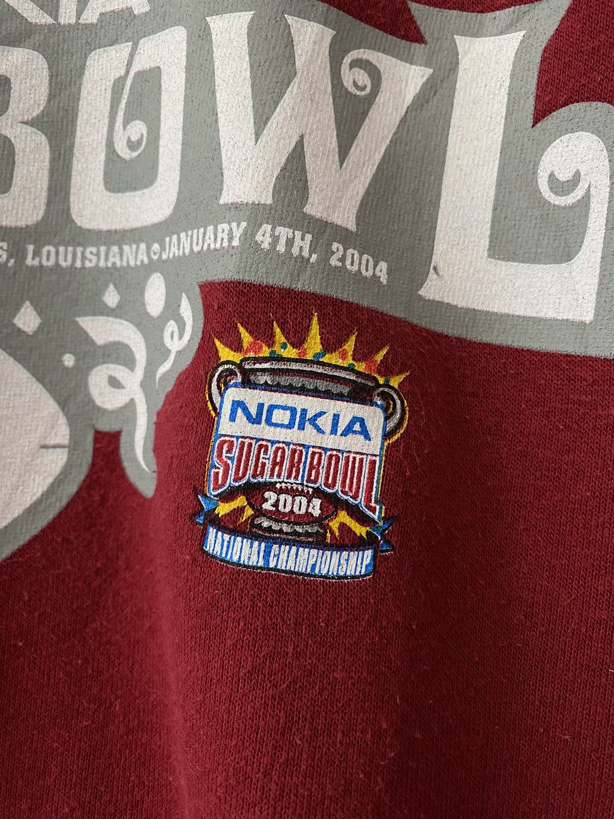 Nike Rare Nike 2004 Nokia Sugar Bowl Crewneck Sweatshirt🏆✨ Size US XL / EU 56 / 4 - 4 Thumbnail