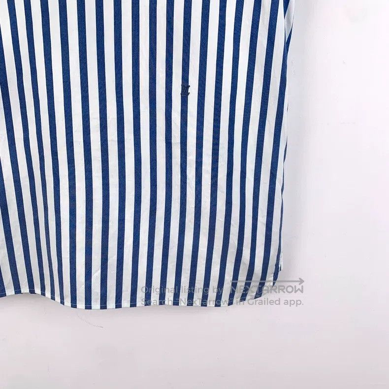 Louis Vuitton Louis Vuitton Blue buttoned striped cotton crewneck sleeve Size XS / US 0-2 / IT 36-38 - 4 Thumbnail