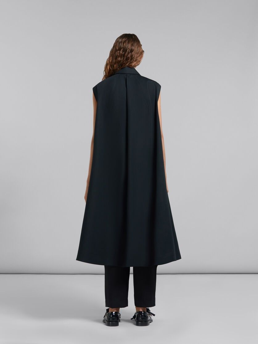 Marni o1f1d3z0725 Bonded Coat in Black Size S / US 4 / IT 40 - 3 Thumbnail