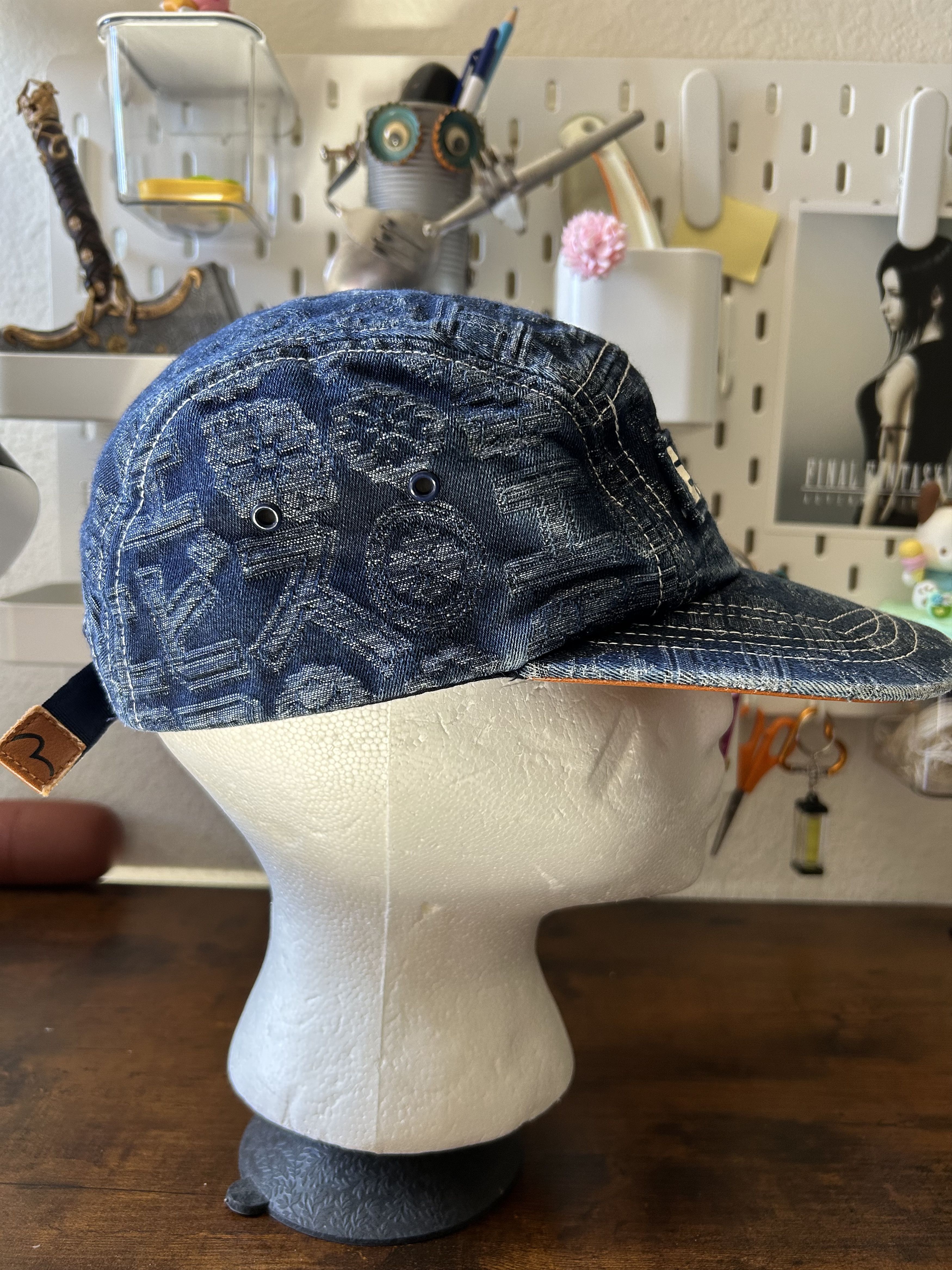 Evisu Japanese Denim 5 Panel Hat Size ONE SIZE - 5 Thumbnail