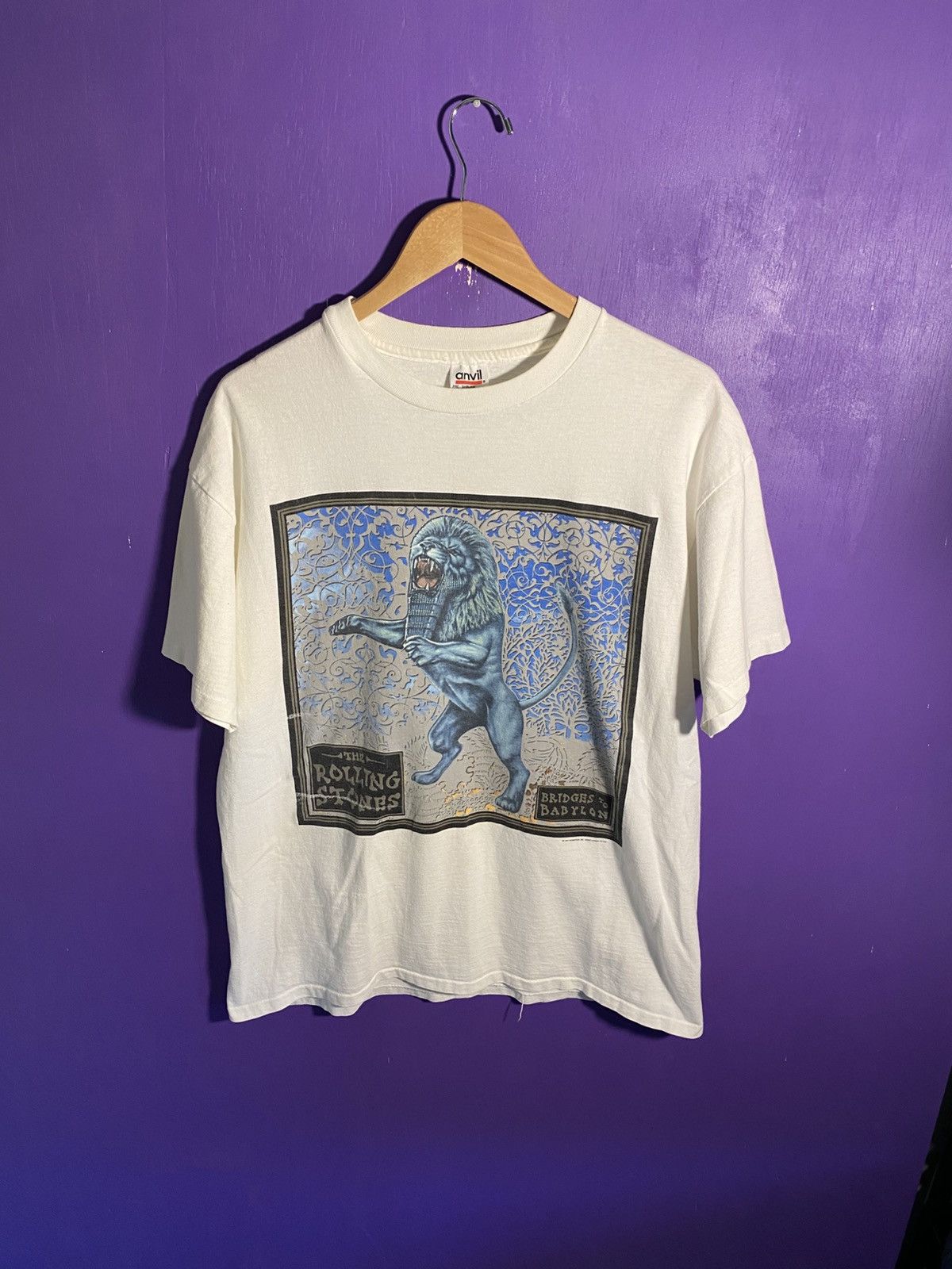 Band Tees × Vintage Vintage 97/98 Rolling Stones bridges to Babylon tour tee Size US XL / EU 56 / 4 - 1 Thumbnail
