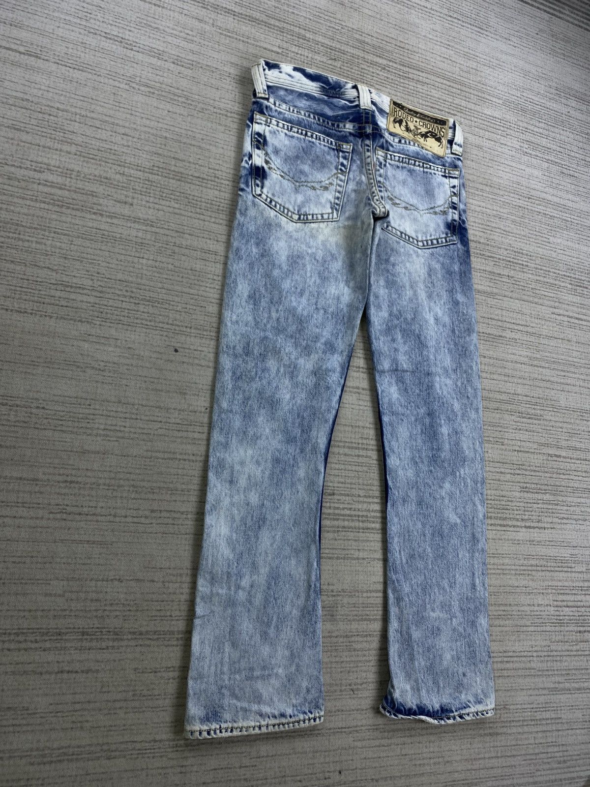 If Six Was Nine × Japanese Brand × Vintage Vintage Rodeo Crown Wash Blue Jeans Pants Size US 31 - 6 Thumbnail