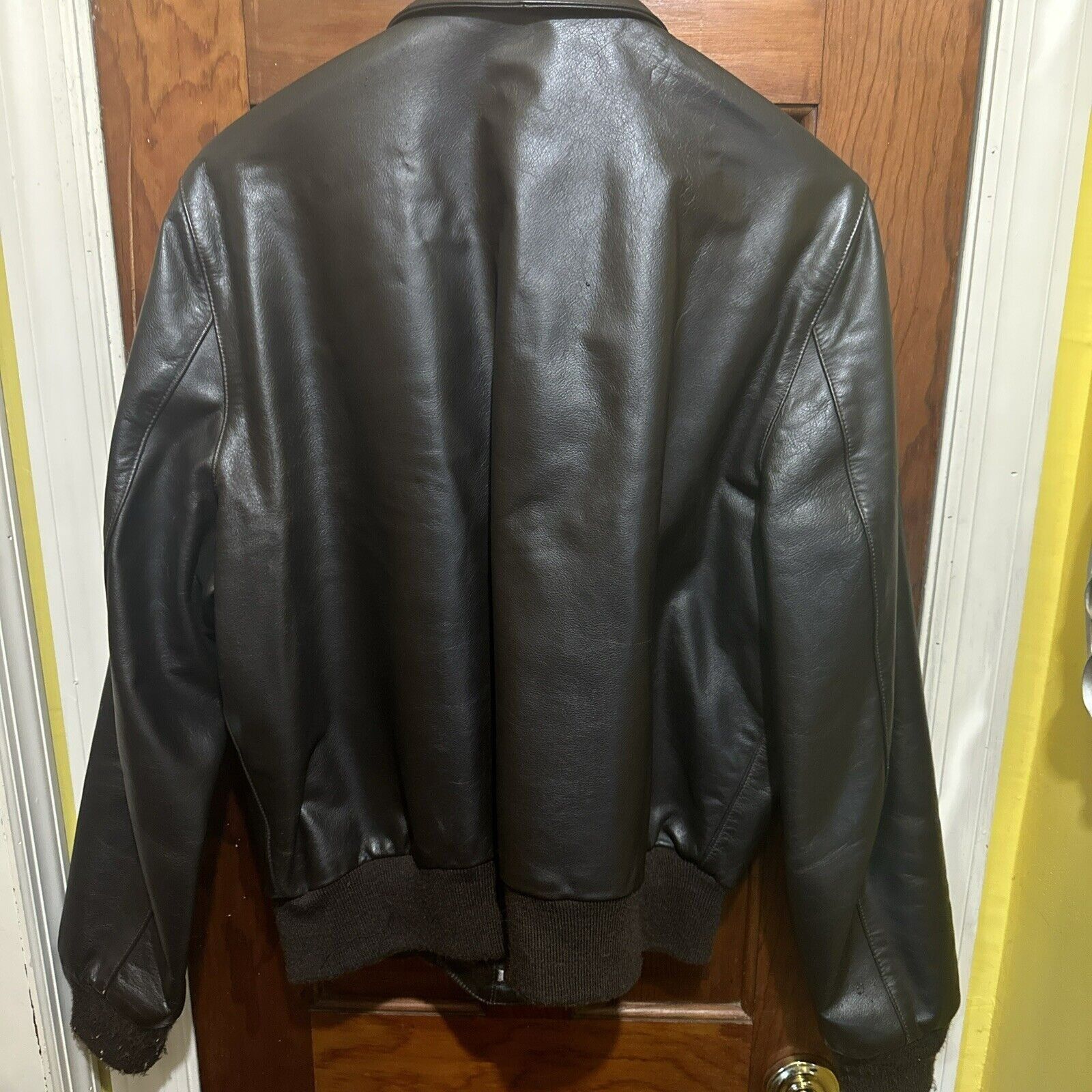 Other Vintage San Diego Leather Aviator Leather Jacket Size 46 | Grailed