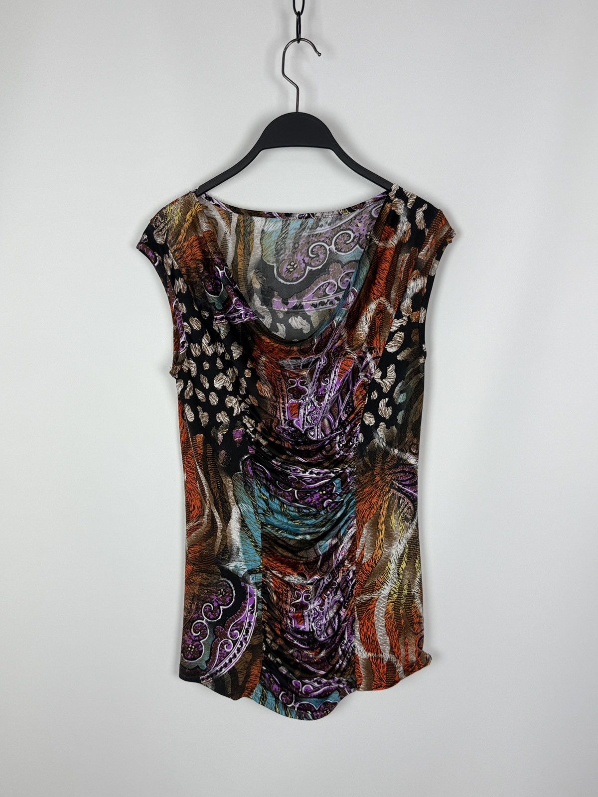 Vintage Y2K Vintage Mesmerize Draped Front Boho Sleeveless Tank Top Size S / US 4 / IT 40 - 3 Thumbnail