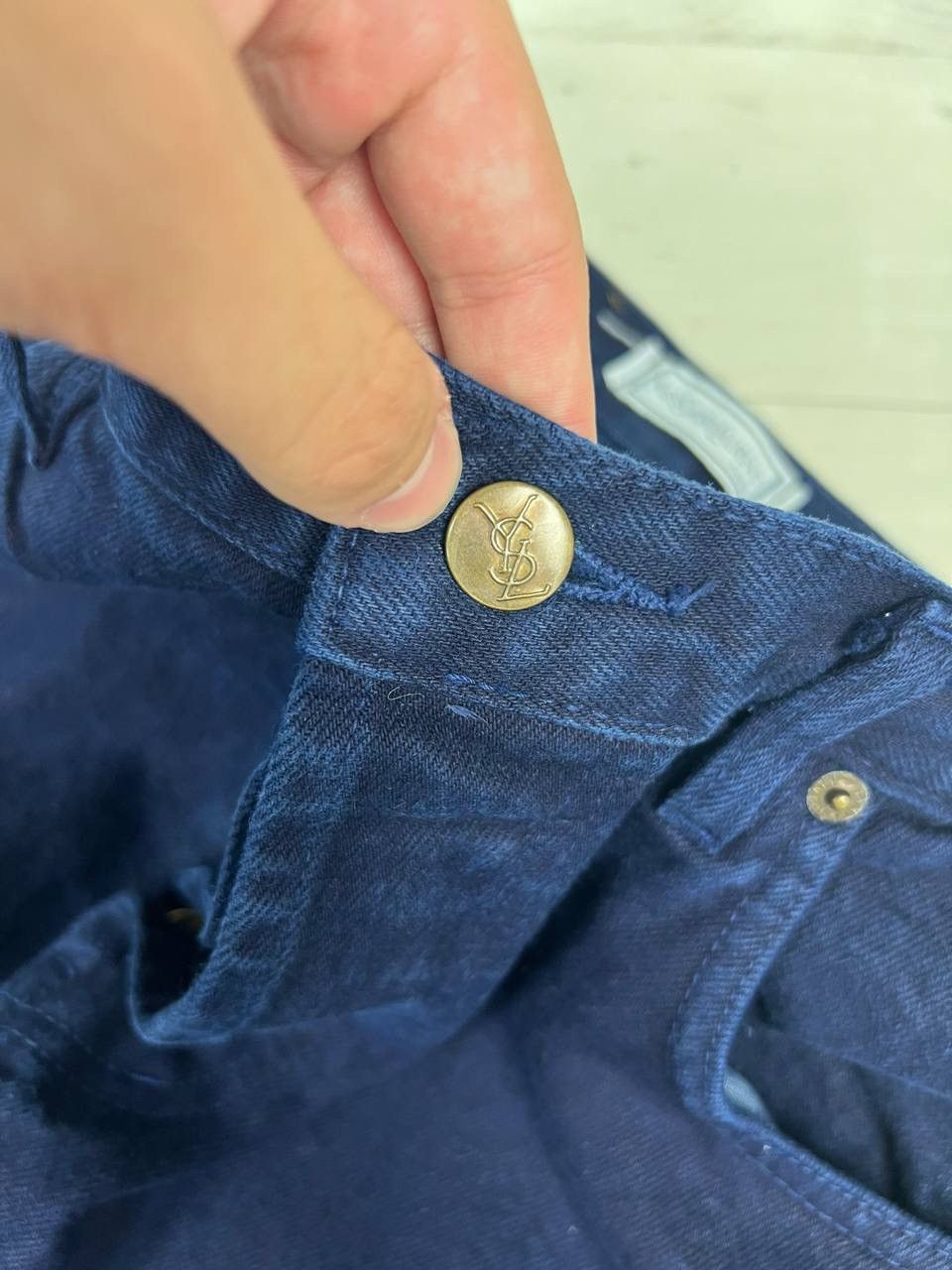 Yves Saint Laurent Vintage Yves Saint Laurent Jeans Denim 90s Baggy YSL Size US 36 / EU 52 - 10 Thumbnail