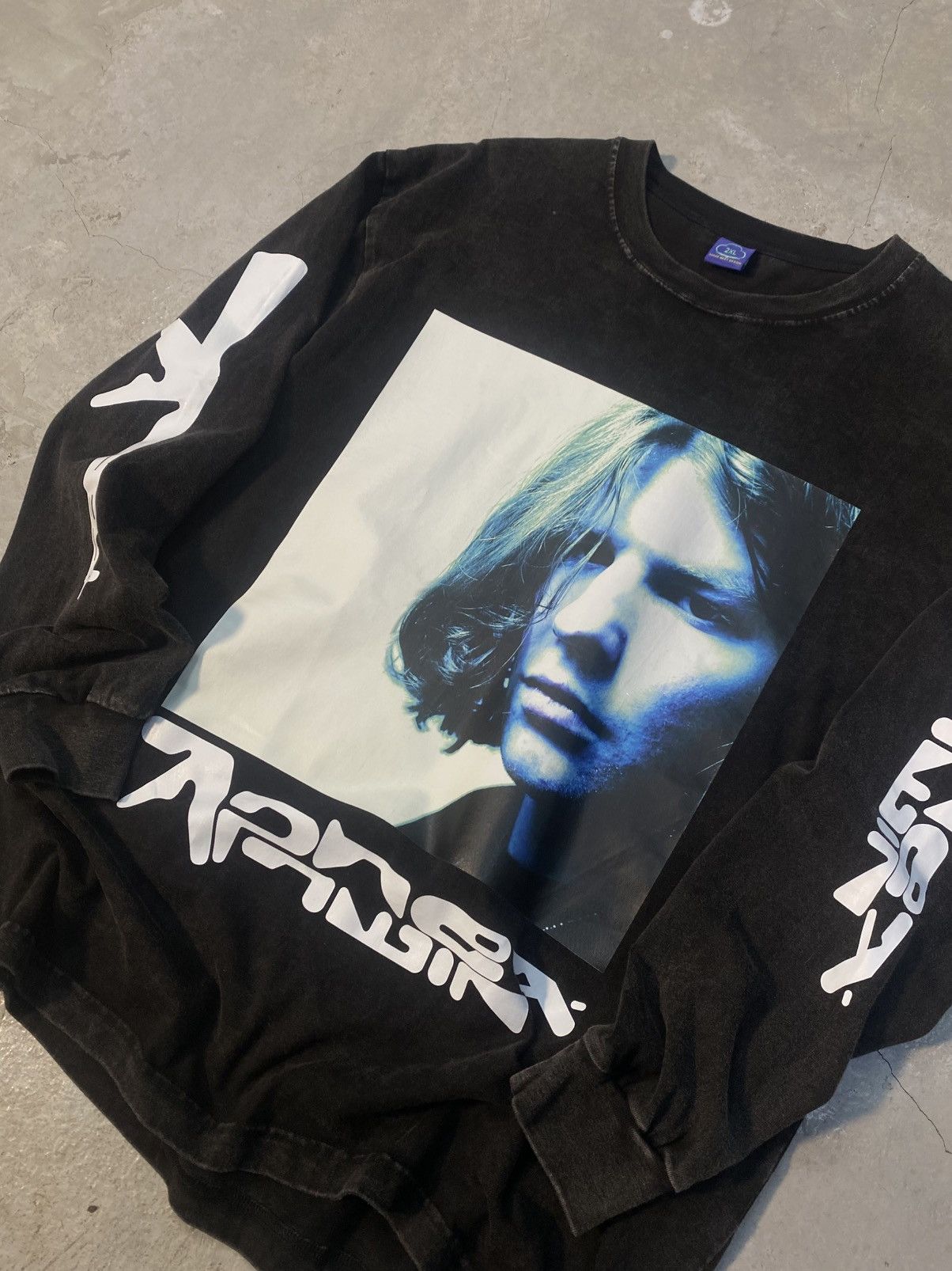Vintage modern bootleg aphex twin unmasked 97 M16 long sleeve Size US XXL / EU 58 / 5 - 3 Thumbnail