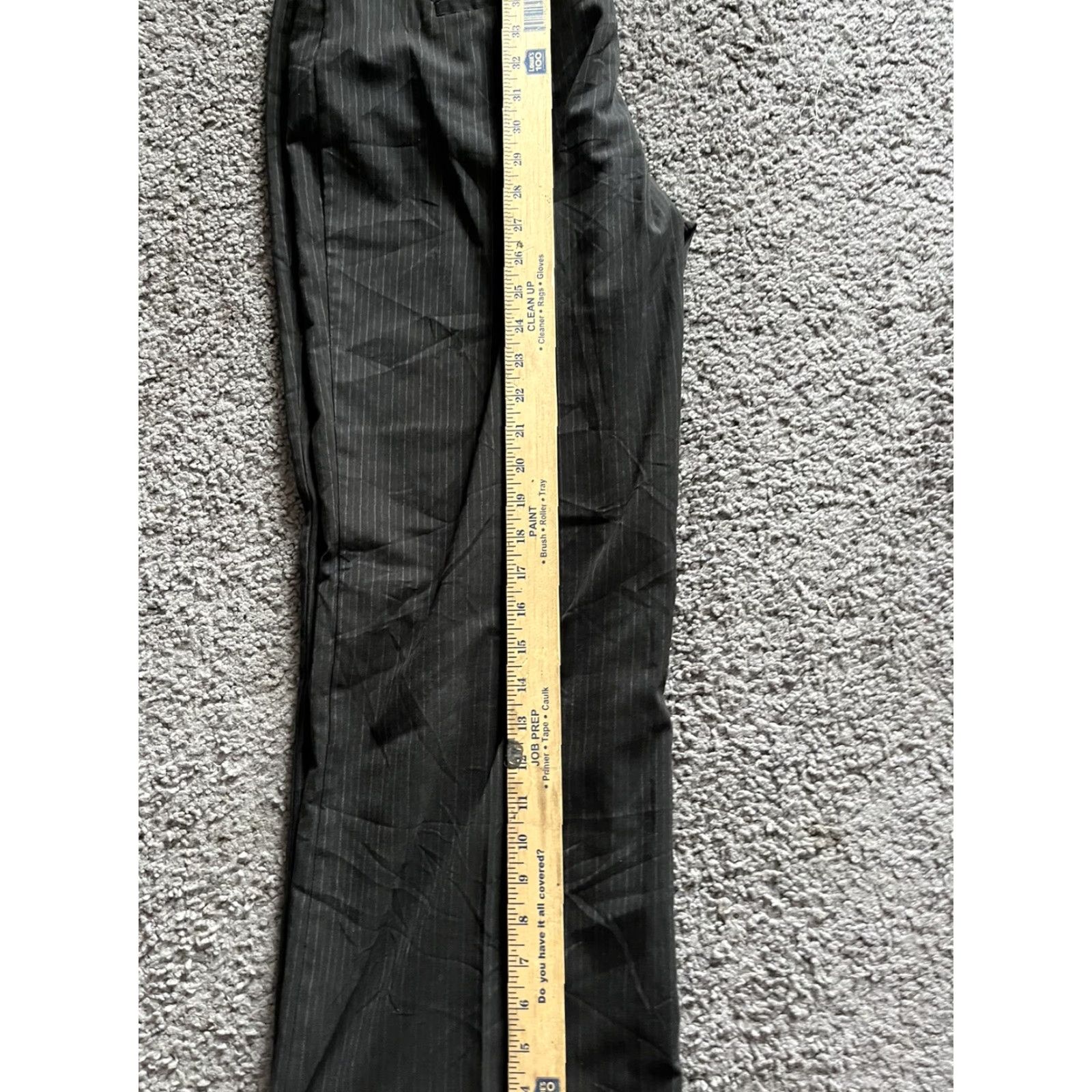 Van Heusen Van Heusen Studio Women's Modern Fit Pants Black Striped Size 12S Petites Size 34" / US 12 / IT 48 - 6 Thumbnail