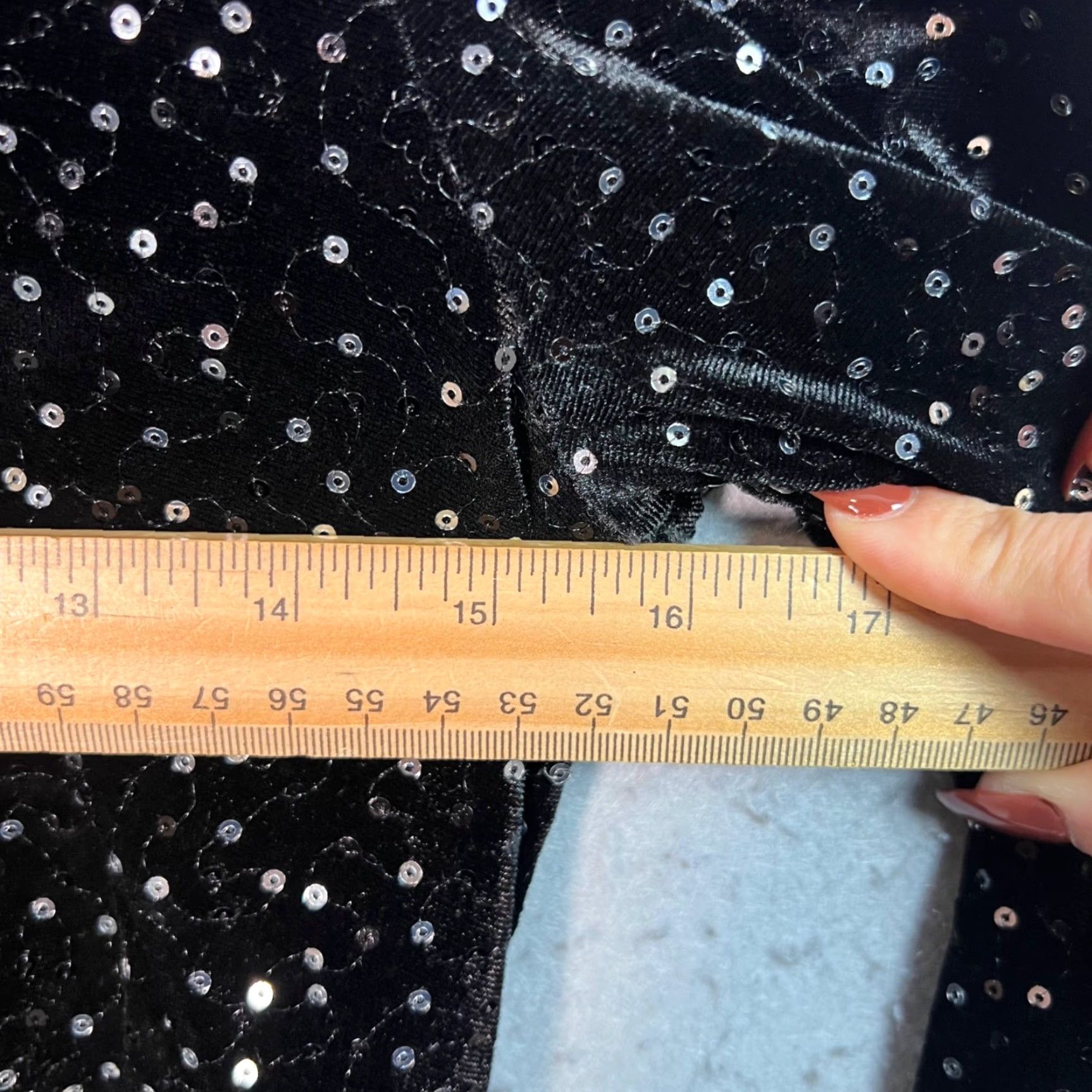 & Other Stories & Other Stories Dress Sequin Mini Long Sleeve Black Womens 6 Party Cocktail Size M / US 6-8 / IT 42-44 - 5 Thumbnail