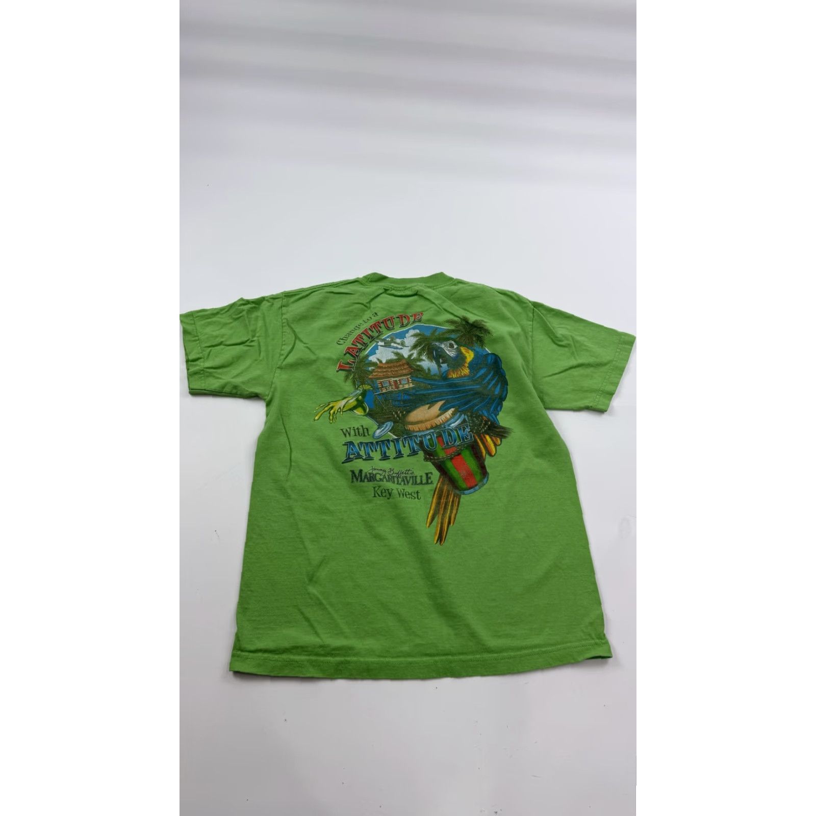 Vintage Margaritaville Shirt Mens Medium Green Graphic Key West Parrot Attitude Cotton Shirt Mens Medium Green Graphic Parrot Attitude 90s? Size US M / EU 48-50 / 2 - 7 Thumbnail