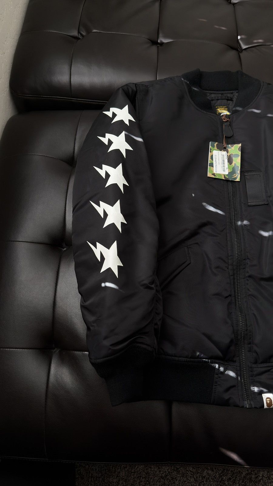 Bape Bapesta Bomber Jacket Size US XL / EU 56 / 4 - 2 Thumbnail