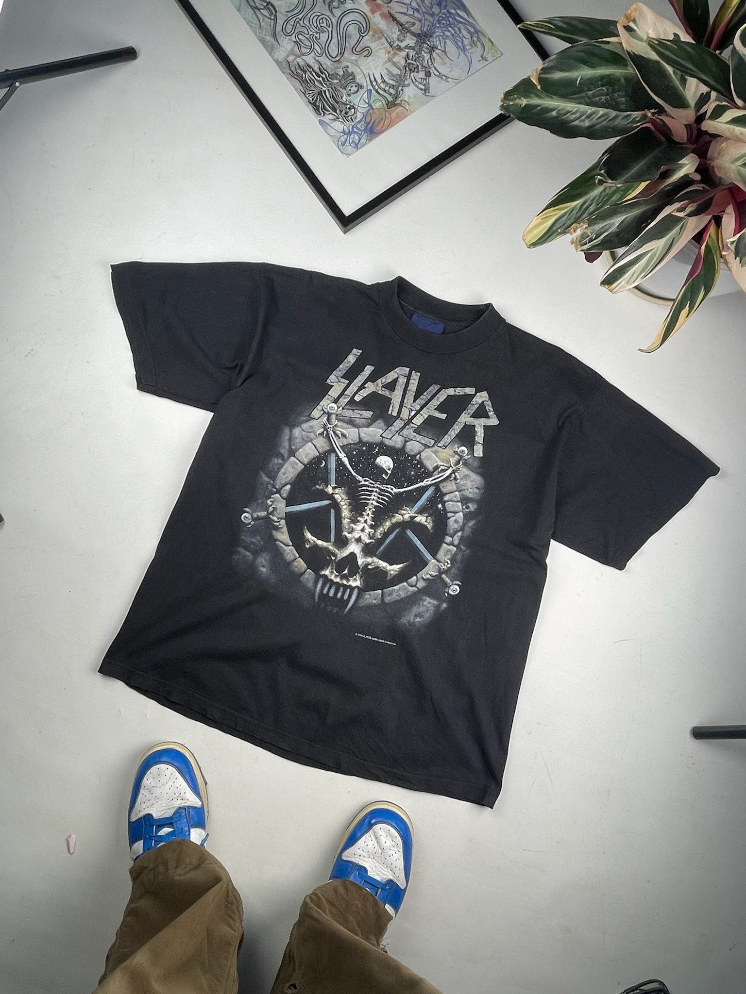 Slayer VINTAGE SLAYER TEE Size US XL / EU 56 / 4 - 8 Thumbnail