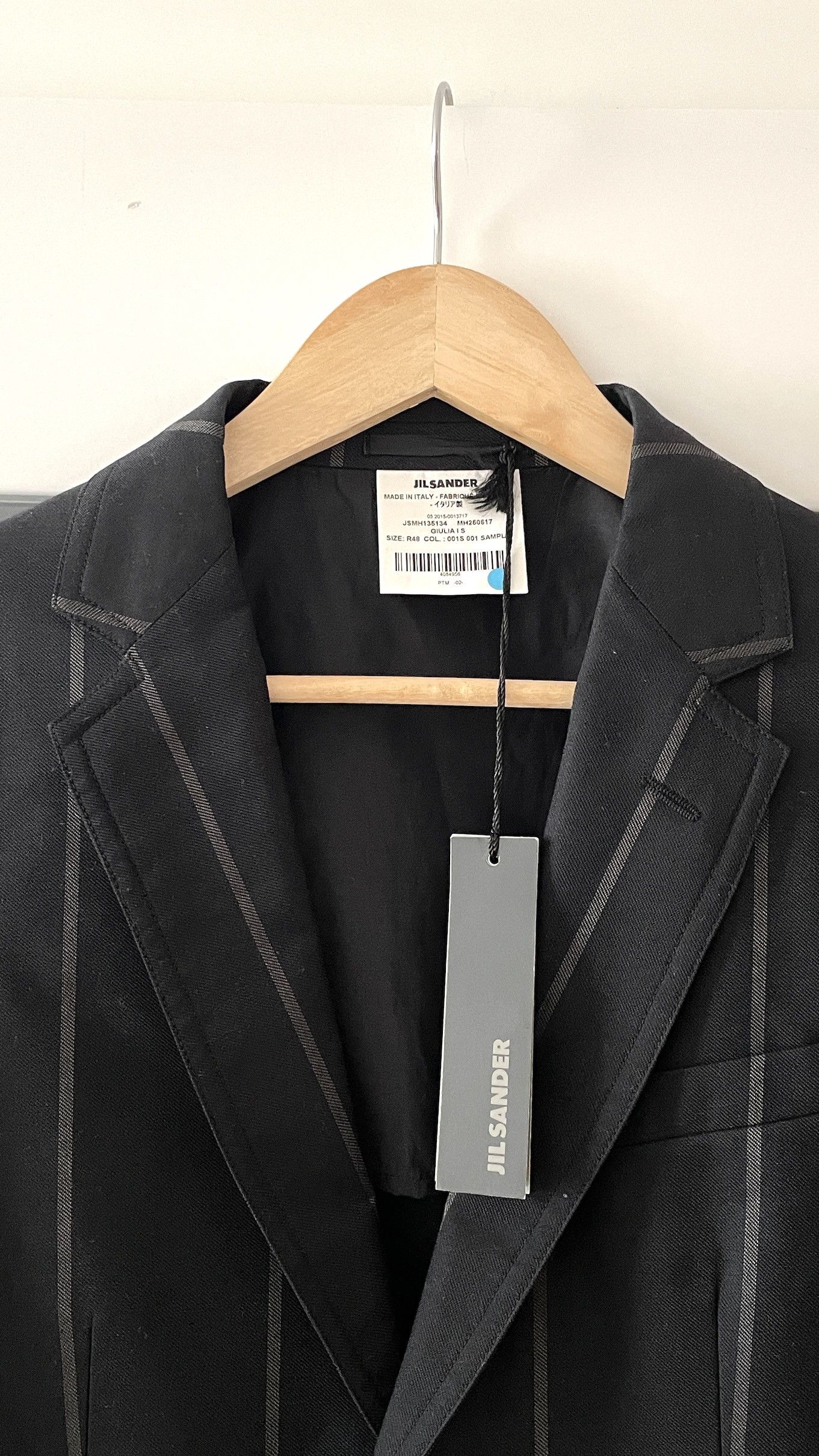 Jil Sander Jil Sander thick cotton stripped blazer Size 48R - 4 Thumbnail