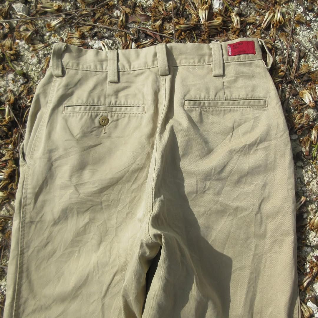 Levi's × Levi's Vintage Clothing × Vintage Levis Red Tag Trouser Pants Cream Khakis Colour Way size 28 Size US 28 / EU 44 - 5 Thumbnail