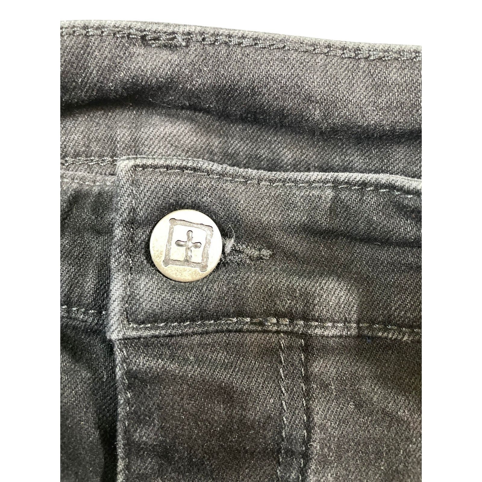 Ksubi Ksubi Yellow Plain Black Jeans Size US 33 - 4 Thumbnail