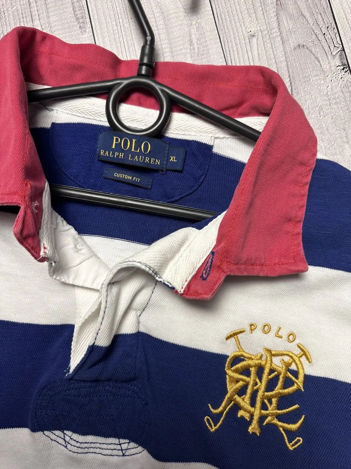 Polo Ralph Lauren Vintage Polo Ralph Lauren striped rugby jersey XL Size US XL / EU 56 / 4 - 5 Thumbnail