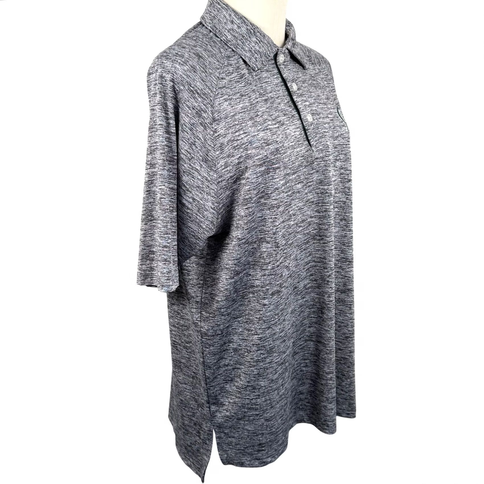 Vintage Campus Heritage Michigan State Spartans Men Polo Shirt M Grey Space Dye NCAA EUC Size US M / EU 48-50 / 2 - 4 Thumbnail