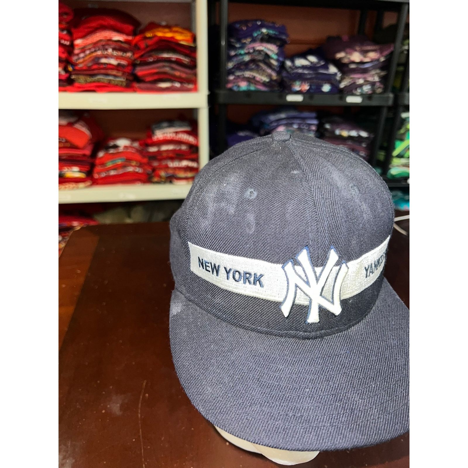 New Era New Era New York Yankees Snapback Hat Cap MLB Baseball Worn Size ONE SIZE - 2 Thumbnail