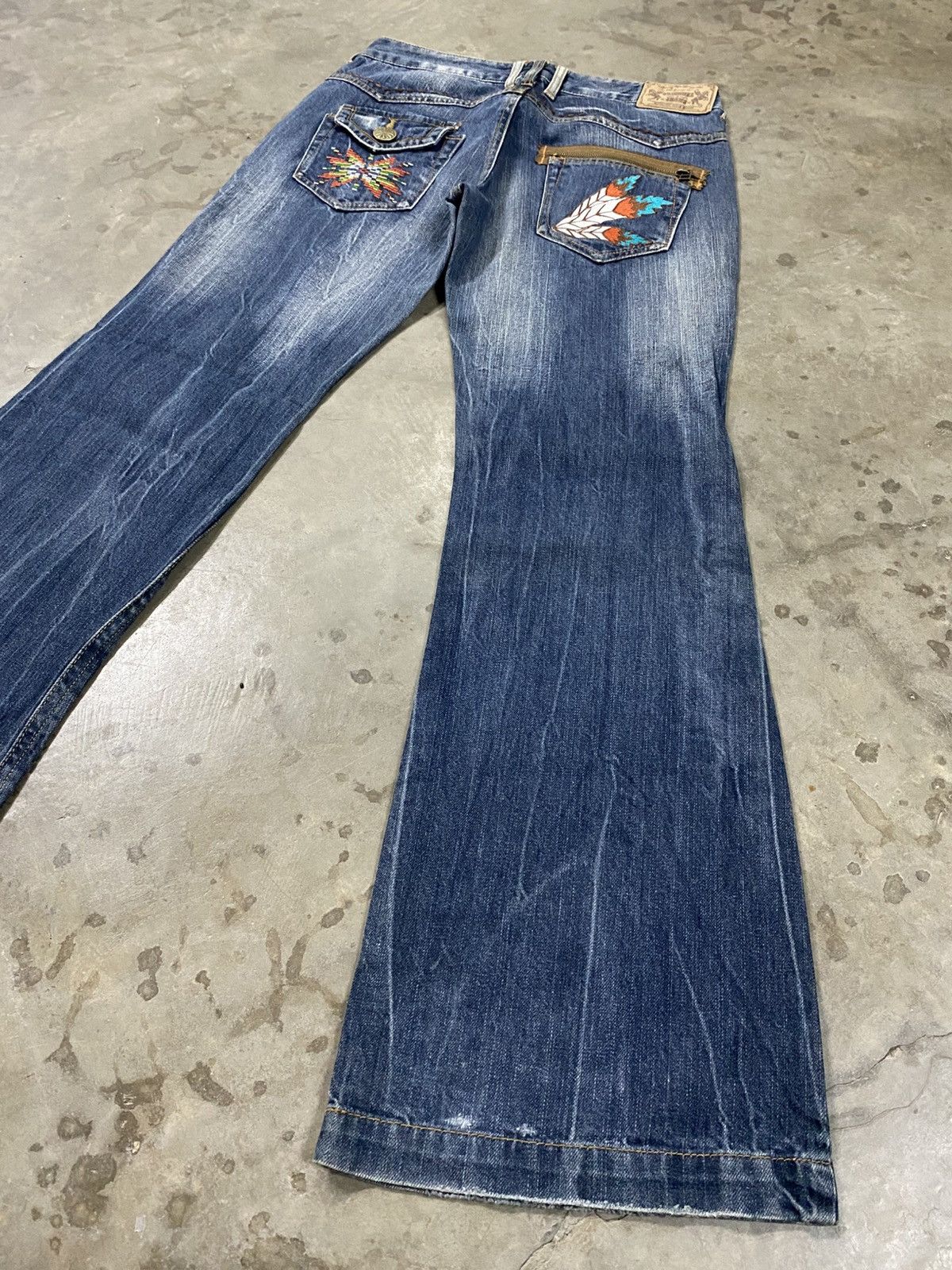 Tornado Mart Flare Jeans Japanese Origenal Japan Brand Denim @293 Size US 30 / EU 46 - 3 Thumbnail