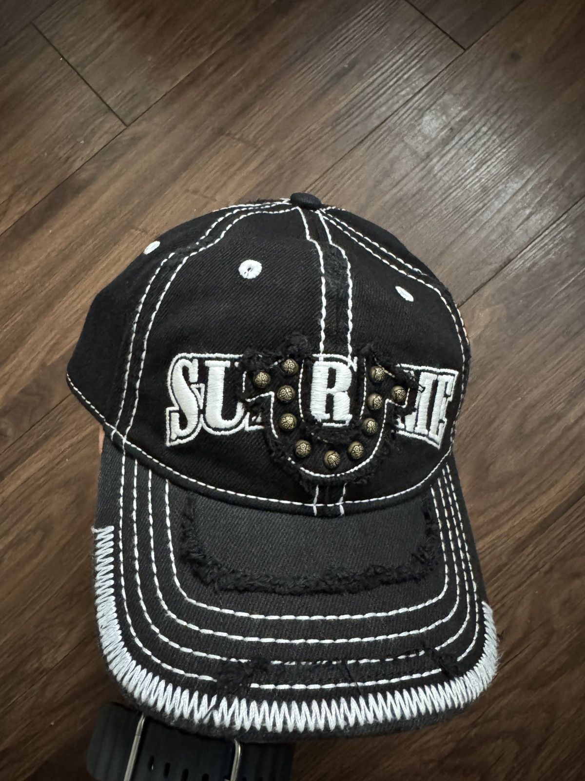 Supreme × True Religion BLACK Supreme True Religion Black 6-Panel